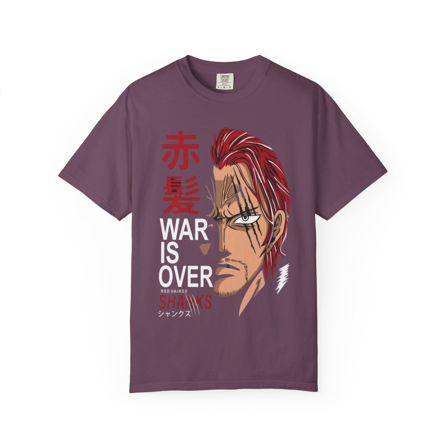 Unisex Anime War is Over T-shirt with Bold Message - Perfect for Fans, Gifts, Events, Merch, Streetwear, and Casual Wear