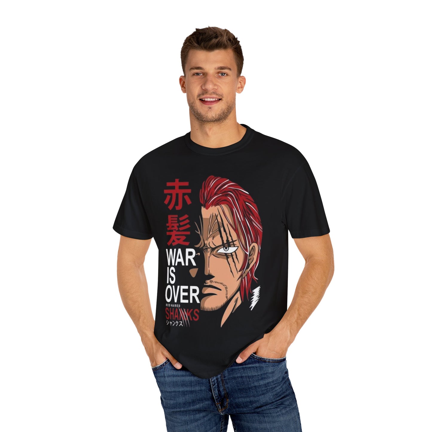 Unisex Anime War is Over T-shirt with Bold Message - Perfect for Fans, Gifts, Events, Merch, Streetwear, and Casual Wear
