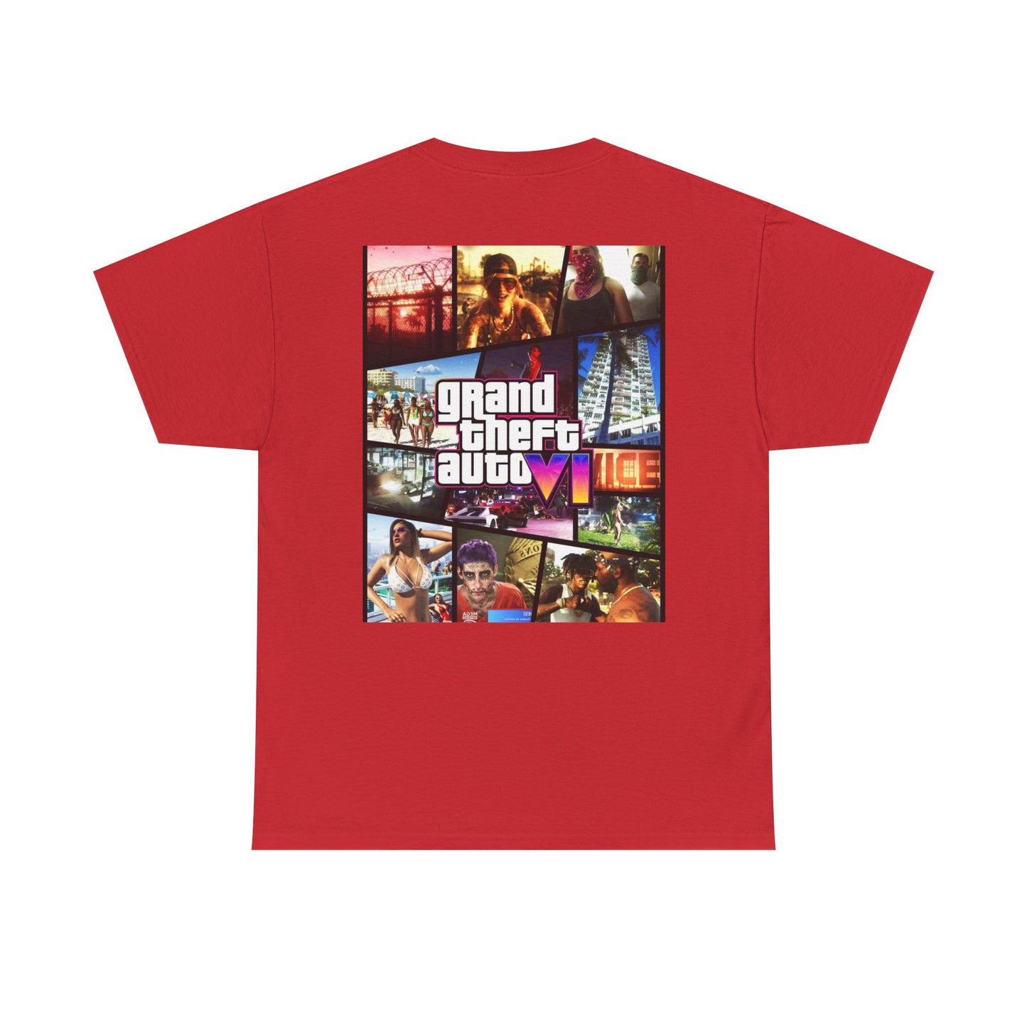 Vice City 6 Legends Tee – Duo Drop Unisex Heavy Cotton Tee, Gamer Shirt, Video Game Apparel, Retro Gaming Merchandise, Unique Gift for Gamers