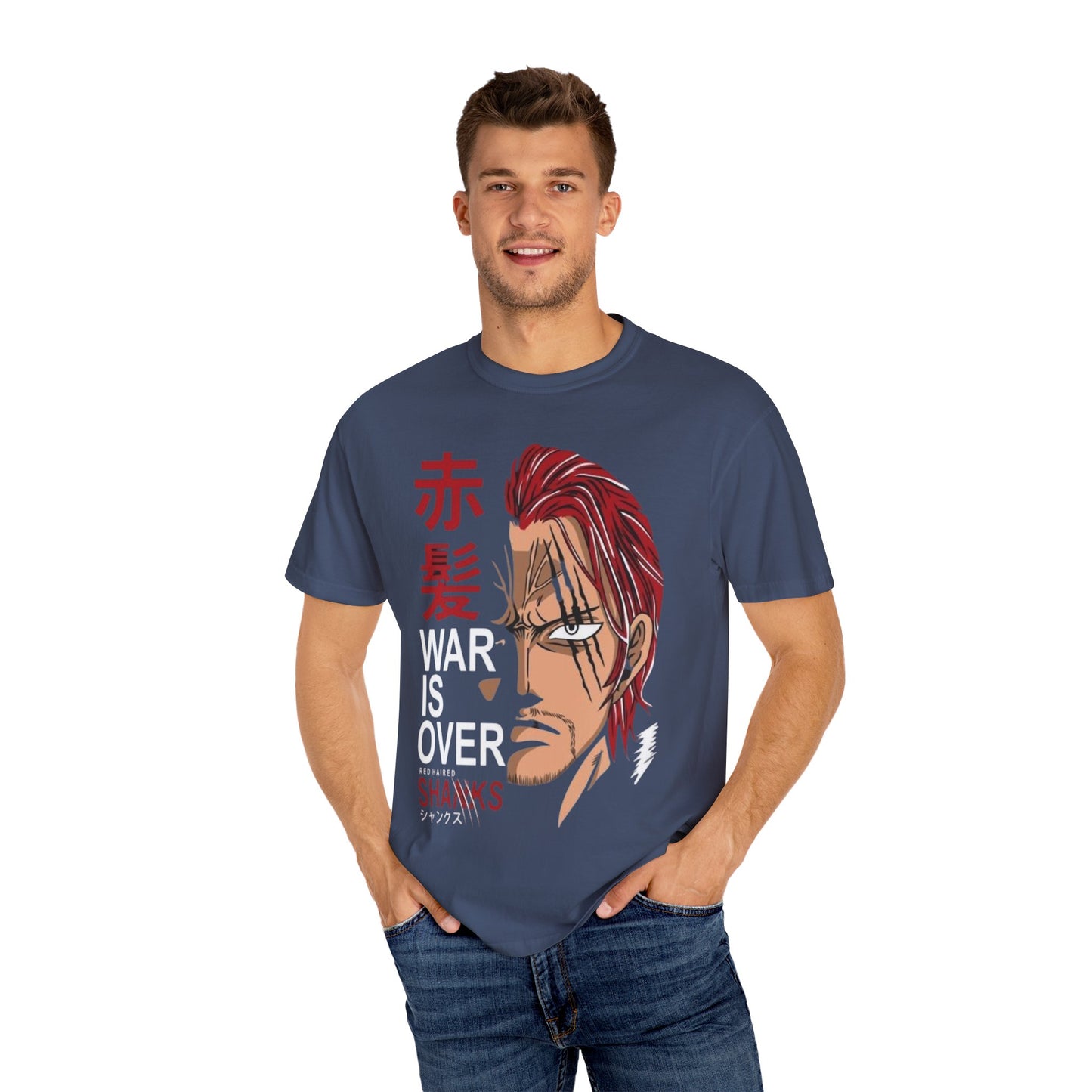 Unisex Anime War is Over T-shirt with Bold Message - Perfect for Fans, Gifts, Events, Merch, Streetwear, and Casual Wear
