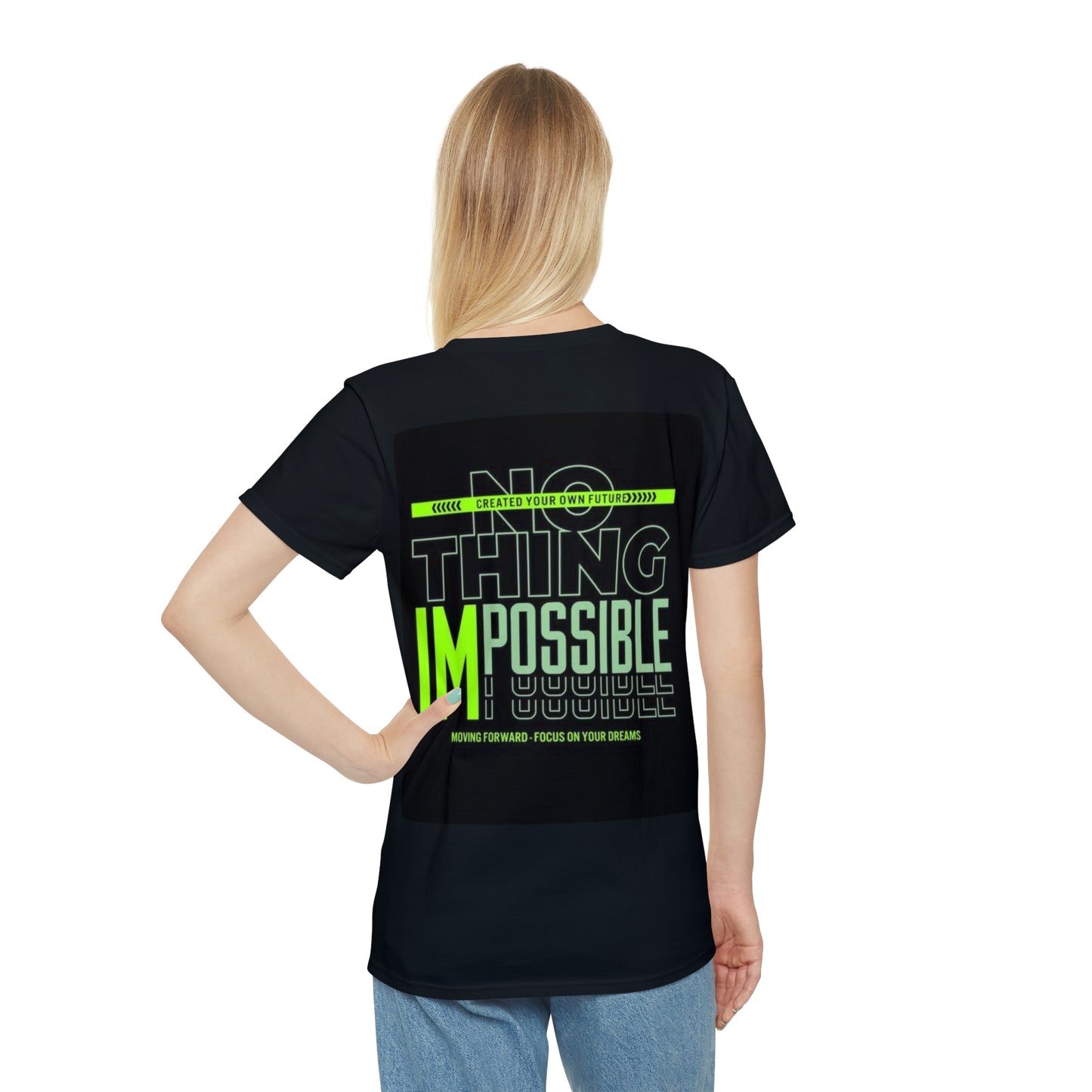 Motivational Tee, Next Level Shirt, Empowerment Apparel, Gift for Dreamers, Positive Message Clothing