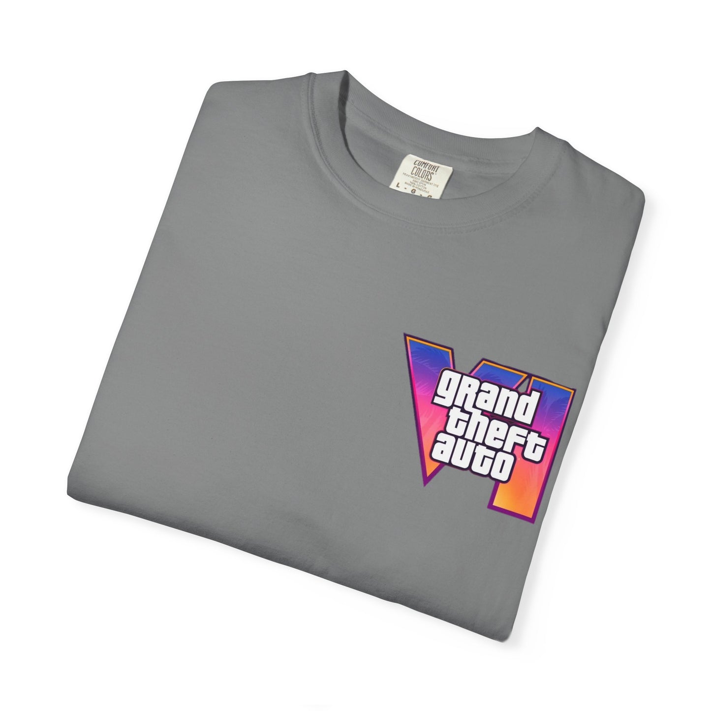 VICE CITY 6 VI Unisex T-Shirt - Gamer Tee, Video Game Gift, Casual Wear, Birthday Present, Graphic Tee
