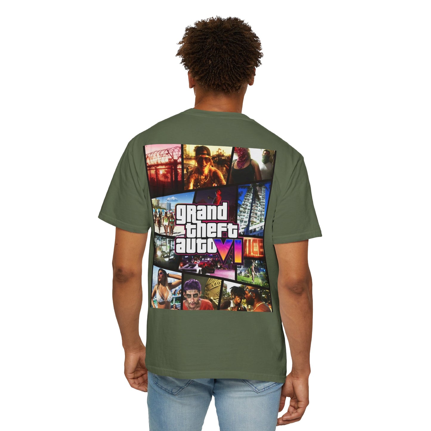VICE CITY 6 VI Unisex T-Shirt - Gamer Tee, Video Game Gift, Casual Wear, Birthday Present, Graphic Tee