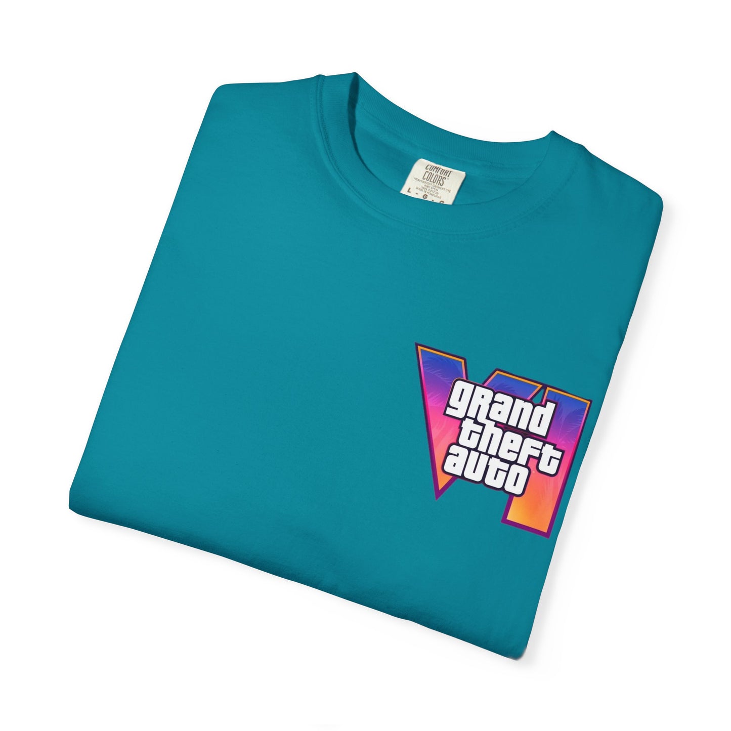VICE CITY 6 VI Unisex T-Shirt - Gamer Tee, Video Game Gift, Casual Wear, Birthday Present, Graphic Tee