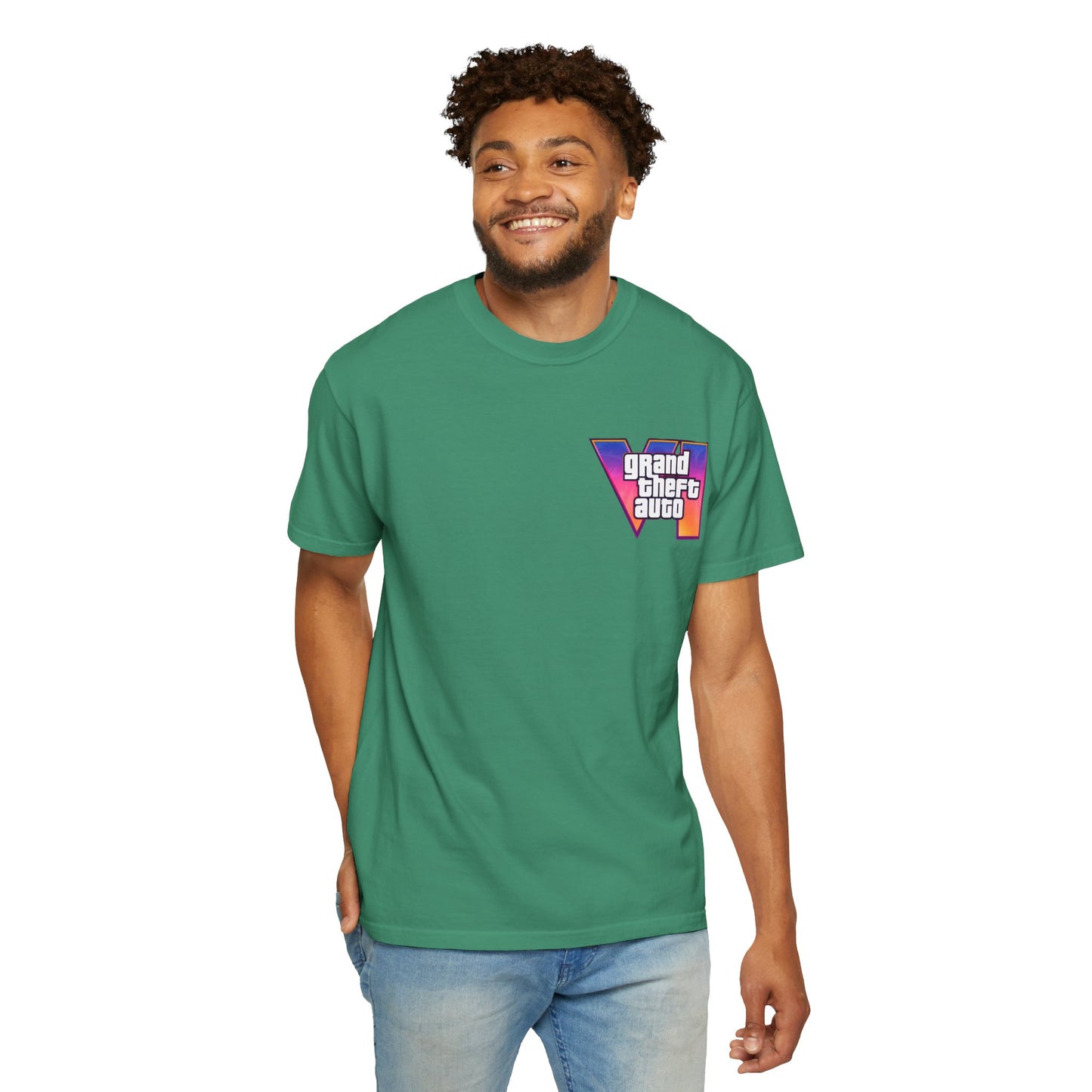 VICE CITY 6 VI Unisex T-Shirt - Gamer Tee, Video Game Gift, Casual Wear, Birthday Present, Graphic Tee