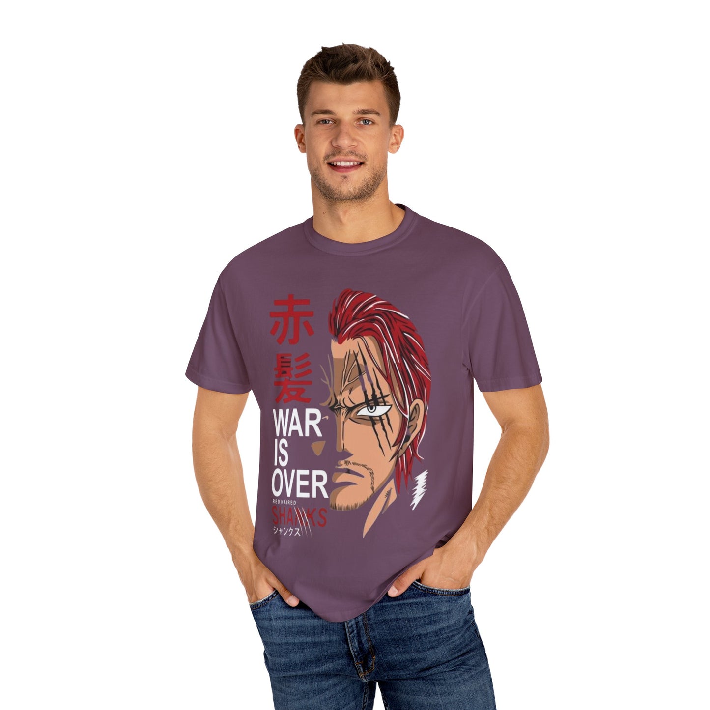 Unisex Anime War is Over T-shirt with Bold Message - Perfect for Fans, Gifts, Events, Merch, Streetwear, and Casual Wear