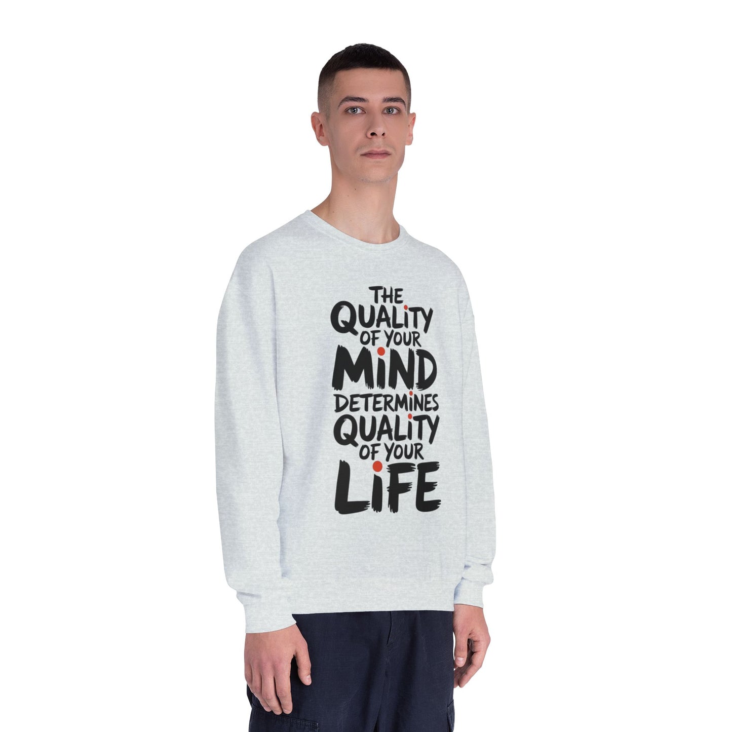 Unisex Motivational Crewneck Sweatshirt | Inspirational Gift, Cozy Loungewear, Mindfulness Clothing, Self-Care Apparel, Positive Vibes