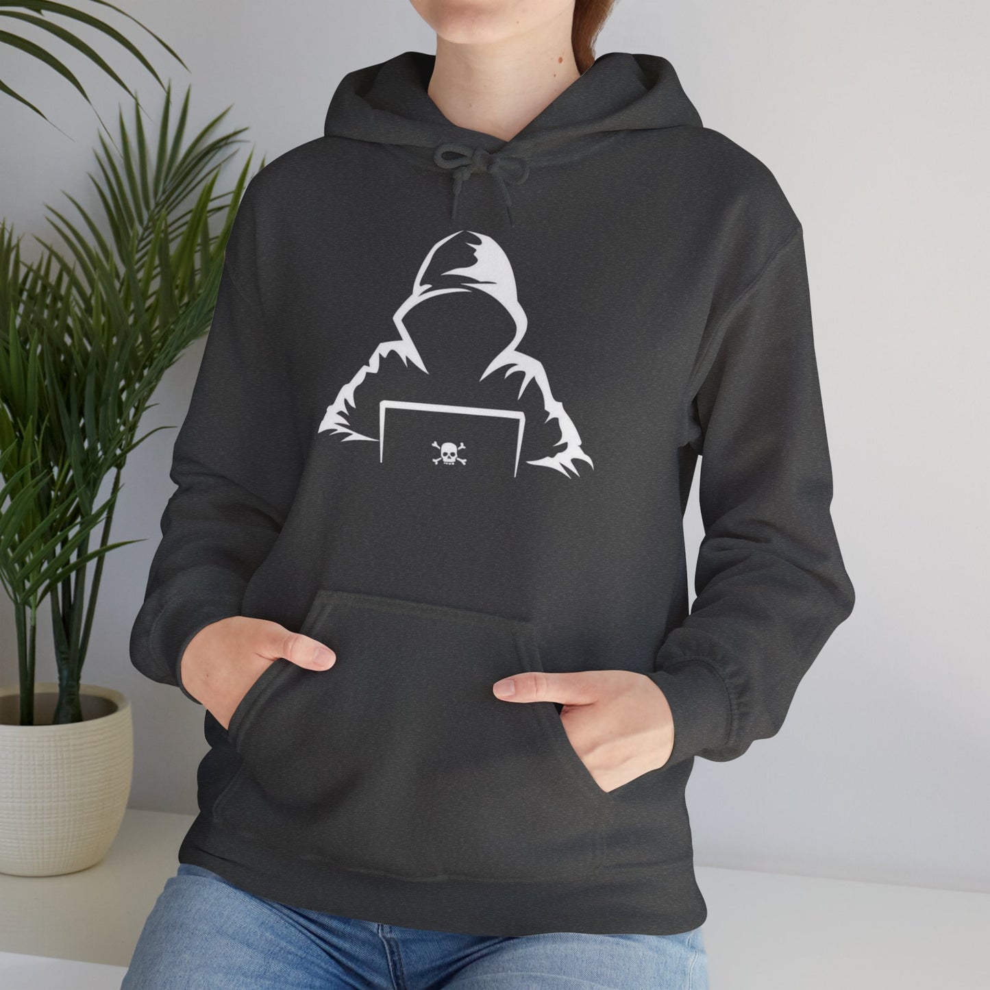 Cool Cyber Hoodie | Unisex Heavy Blend Sweatshirt, Gamer Gift, Tech Lover Apparel, Stylish Streetwear, Casual Comfort, Perfect for Events