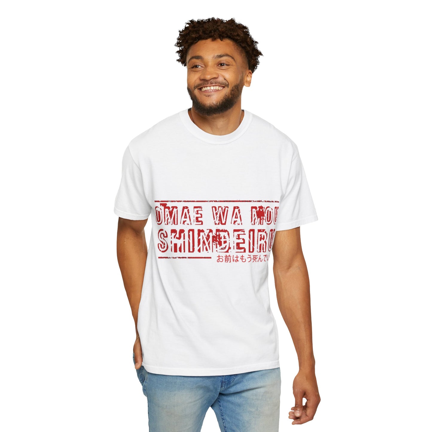 OMAE WA MOU SHINDEIRU Vintage-Inspired Unisex T-Shirt - , Gift for Anime Fans, Casual Wear, Street Style, Unique Graphic Tee
