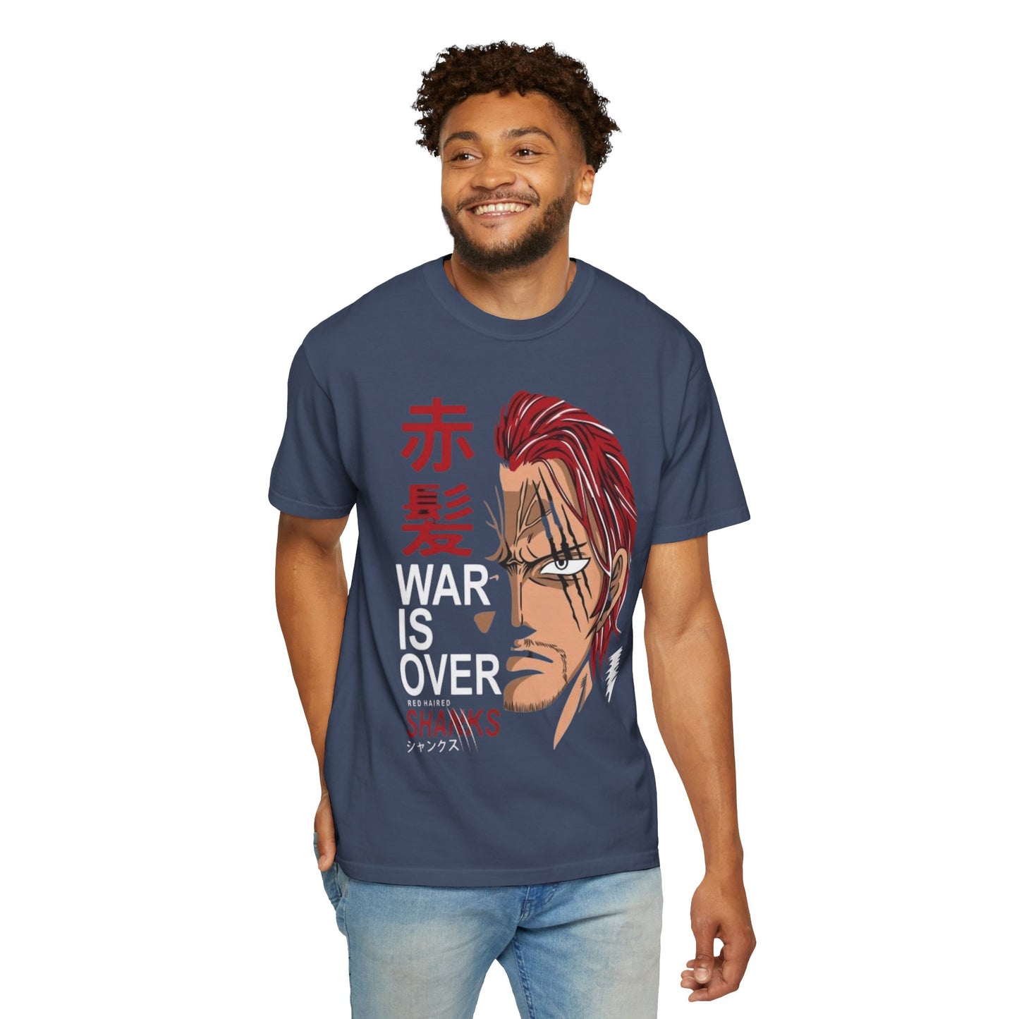 Unisex Anime War is Over T-shirt with Bold Message - Perfect for Fans, Gifts, Events, Merch, Streetwear, and Casual Wear