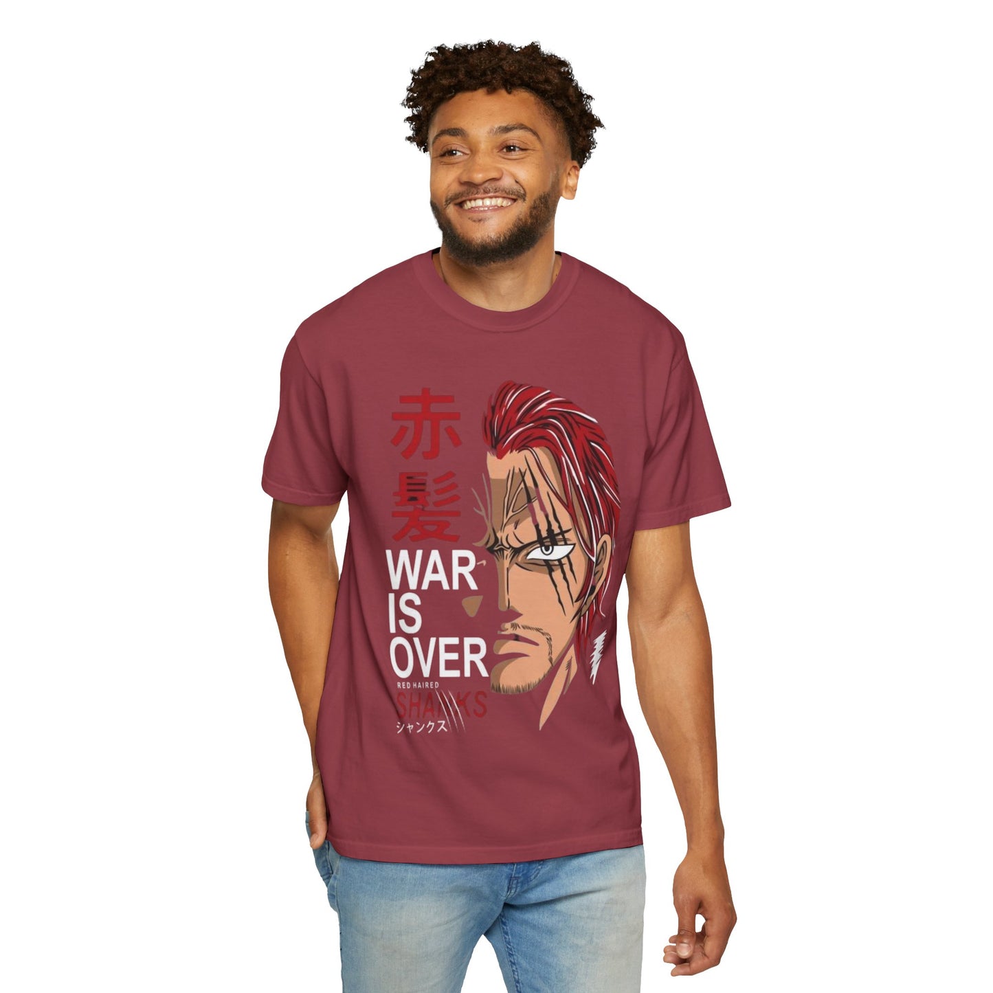 Unisex Anime War is Over T-shirt with Bold Message - Perfect for Fans, Gifts, Events, Merch, Streetwear, and Casual Wear