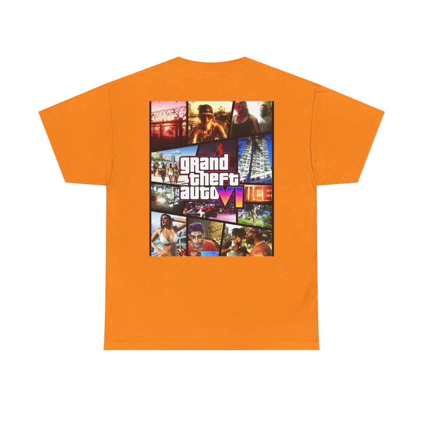 Vice City 6 Legends Tee – Duo Drop Unisex Heavy Cotton Tee, Gamer Shirt, Video Game Apparel, Retro Gaming Merchandise, Unique Gift for Gamers