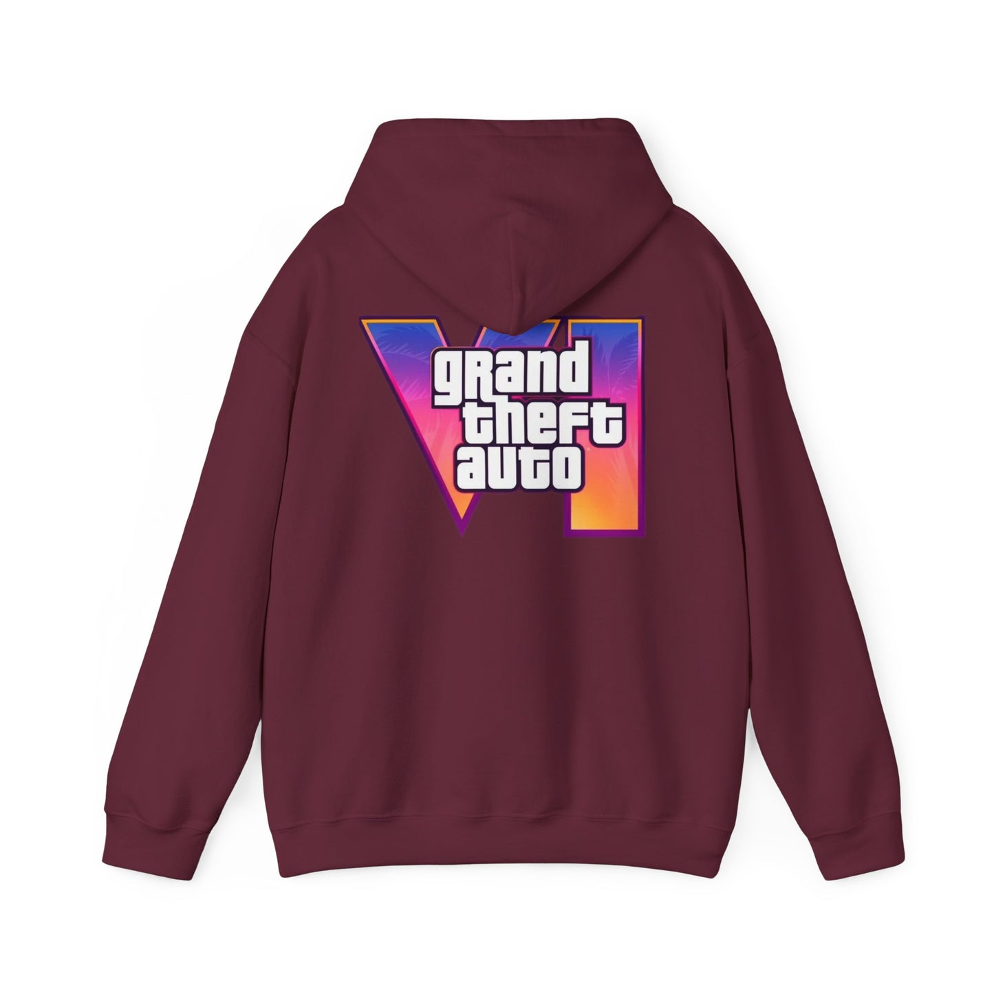 Gamer Hooded Sweatshirt | Unisex Heavy Blend™ | Retro Gaming Apparel, Gamer Gift, Video Game Hoodie, Grand Theft Auto Merch, Casual Wear