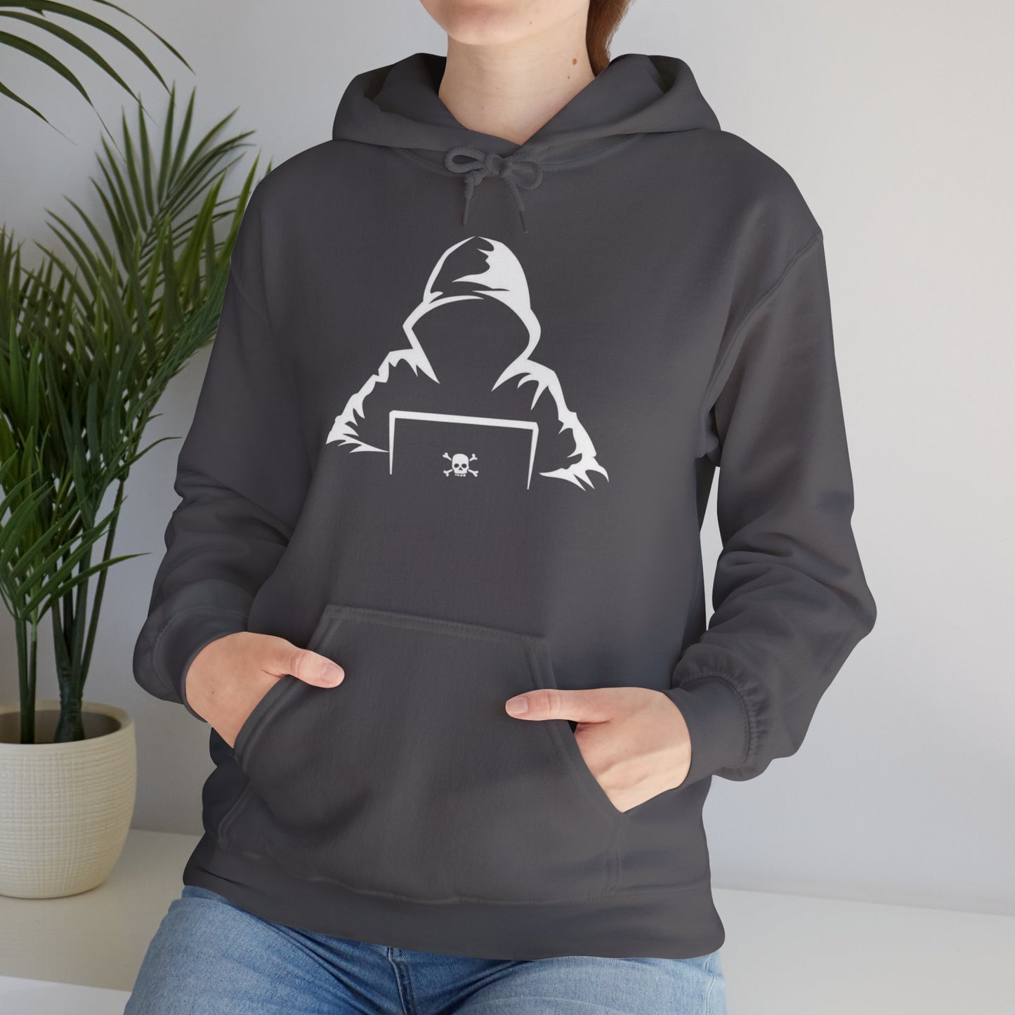 Cool Cyber Hoodie | Unisex Heavy Blend Sweatshirt, Gamer Gift, Tech Lover Apparel, Stylish Streetwear, Casual Comfort, Perfect for Events