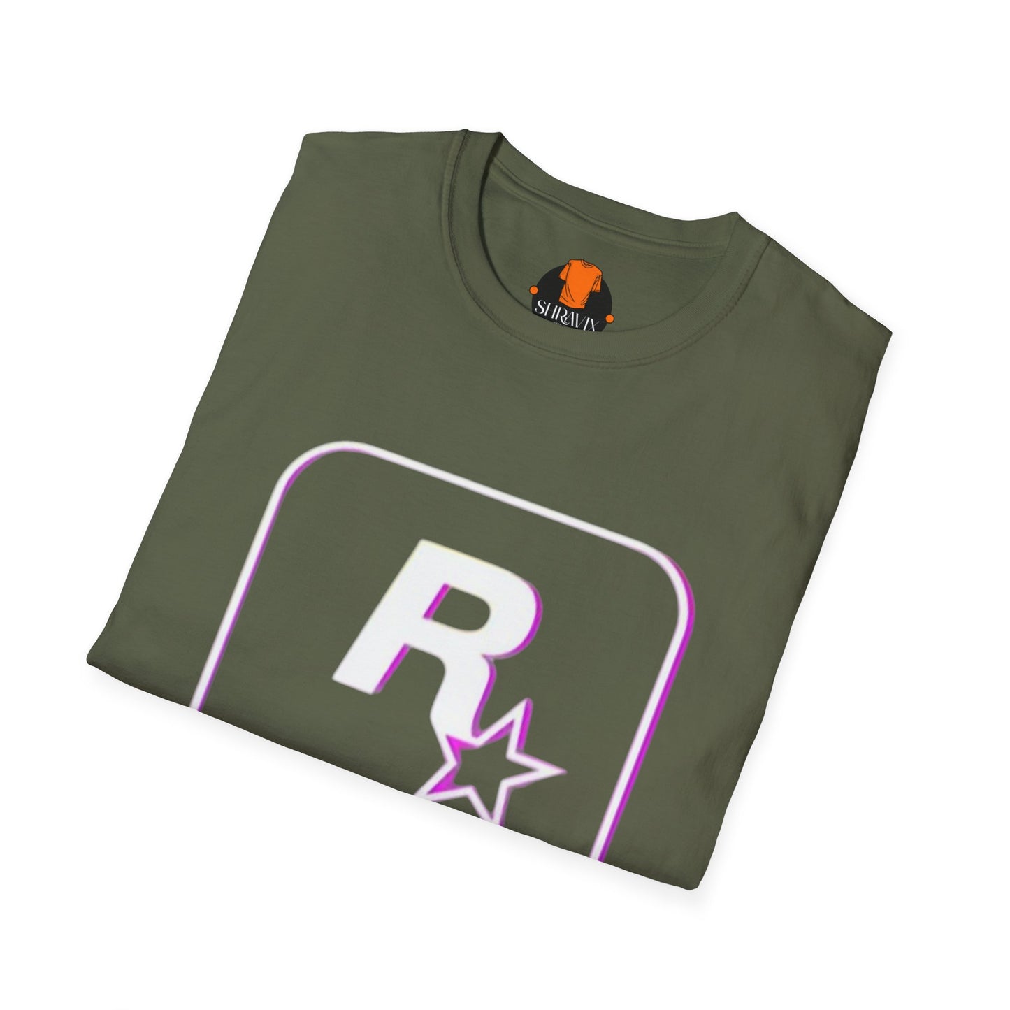 Vice City VI Inspired Unisex Softstyle T-Shirt, Gamer Apparel, Video Game Merchandise, Retro Gaming Gift, Casual Wear