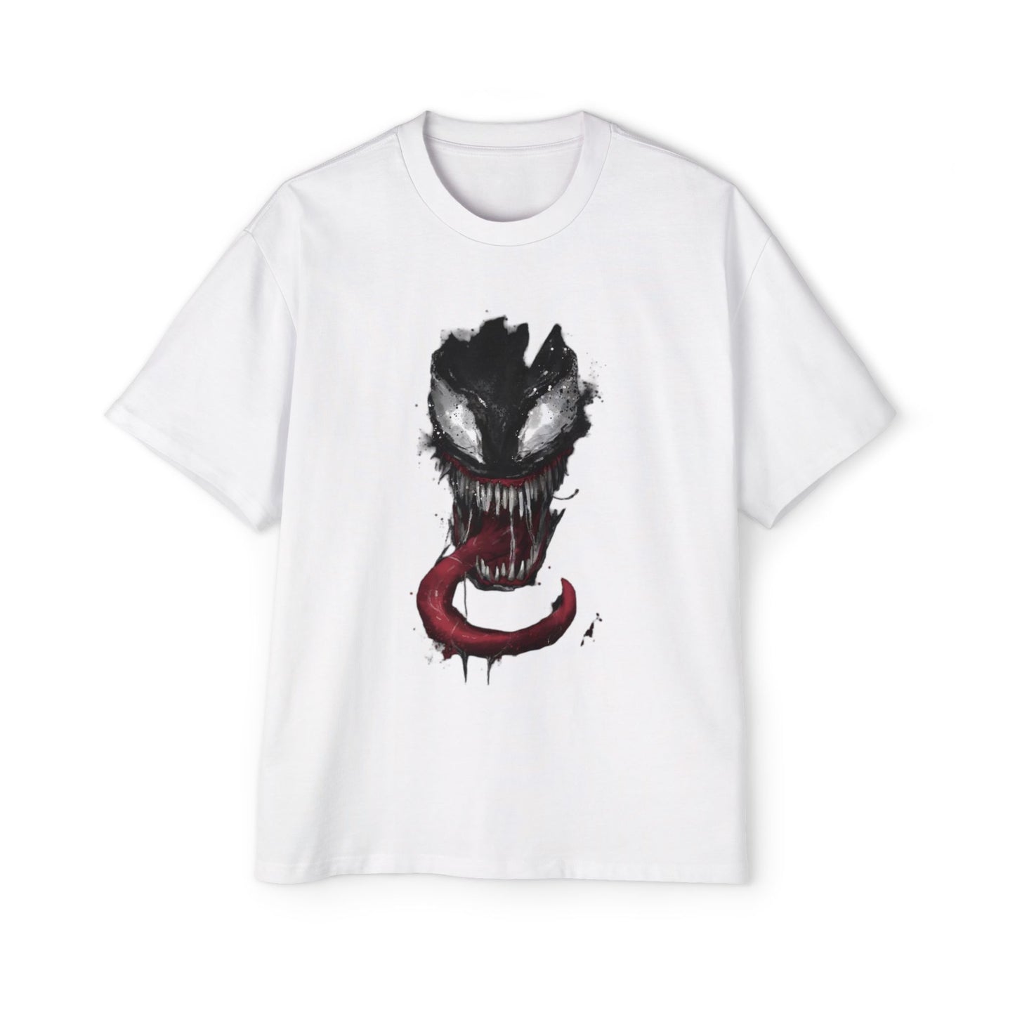 Men's Oversized Graphic Tee - Dark Arts Design, Casual Streetwear, Perfect for Halloween, Comic Fans, Everyday Wear