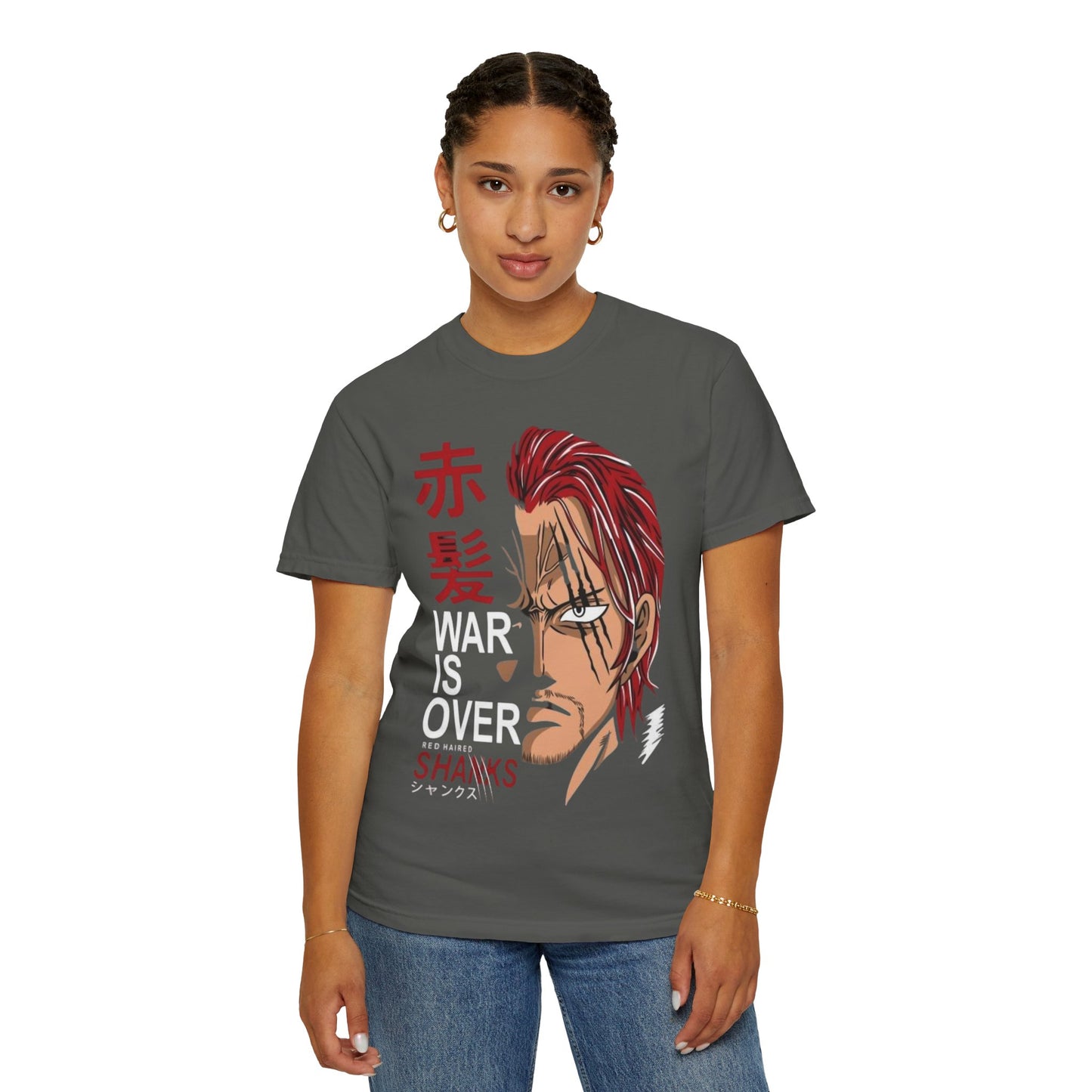 Unisex Anime War is Over T-shirt with Bold Message - Perfect for Fans, Gifts, Events, Merch, Streetwear, and Casual Wear