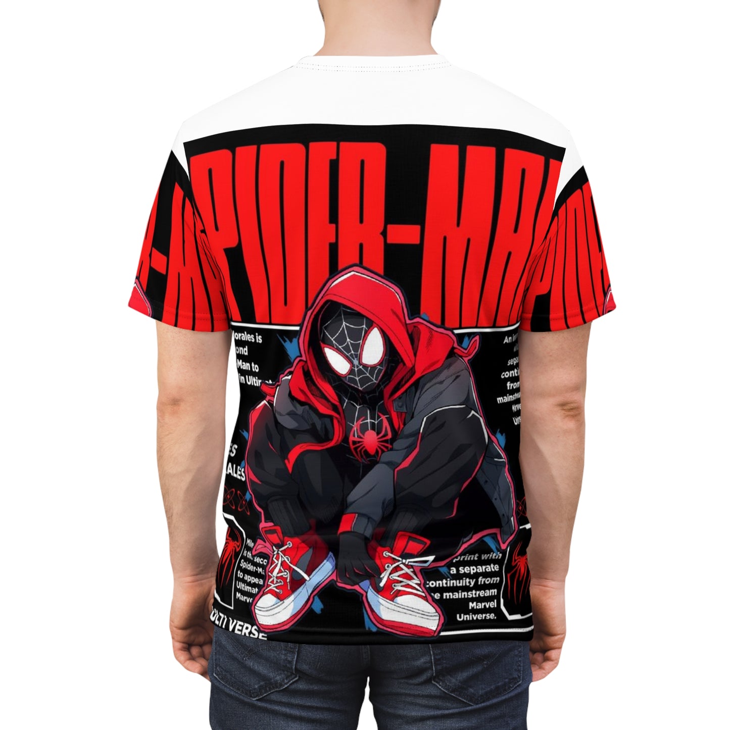 Spider-Man AOP Unisex Tee, Superhero T-Shirt, Comic Book Apparel, Gift for Fans, Youth & Adult Casual Wear