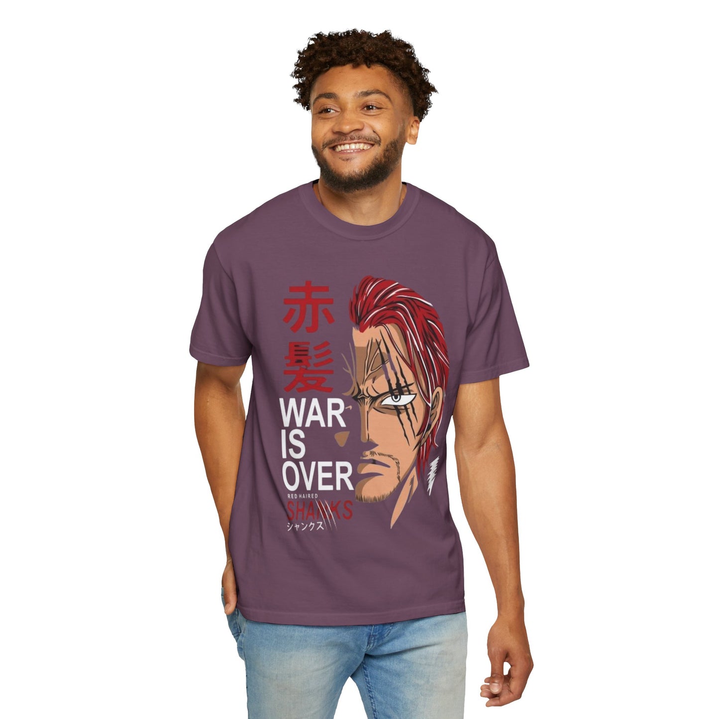 Unisex Anime War is Over T-shirt with Bold Message - Perfect for Fans, Gifts, Events, Merch, Streetwear, and Casual Wear