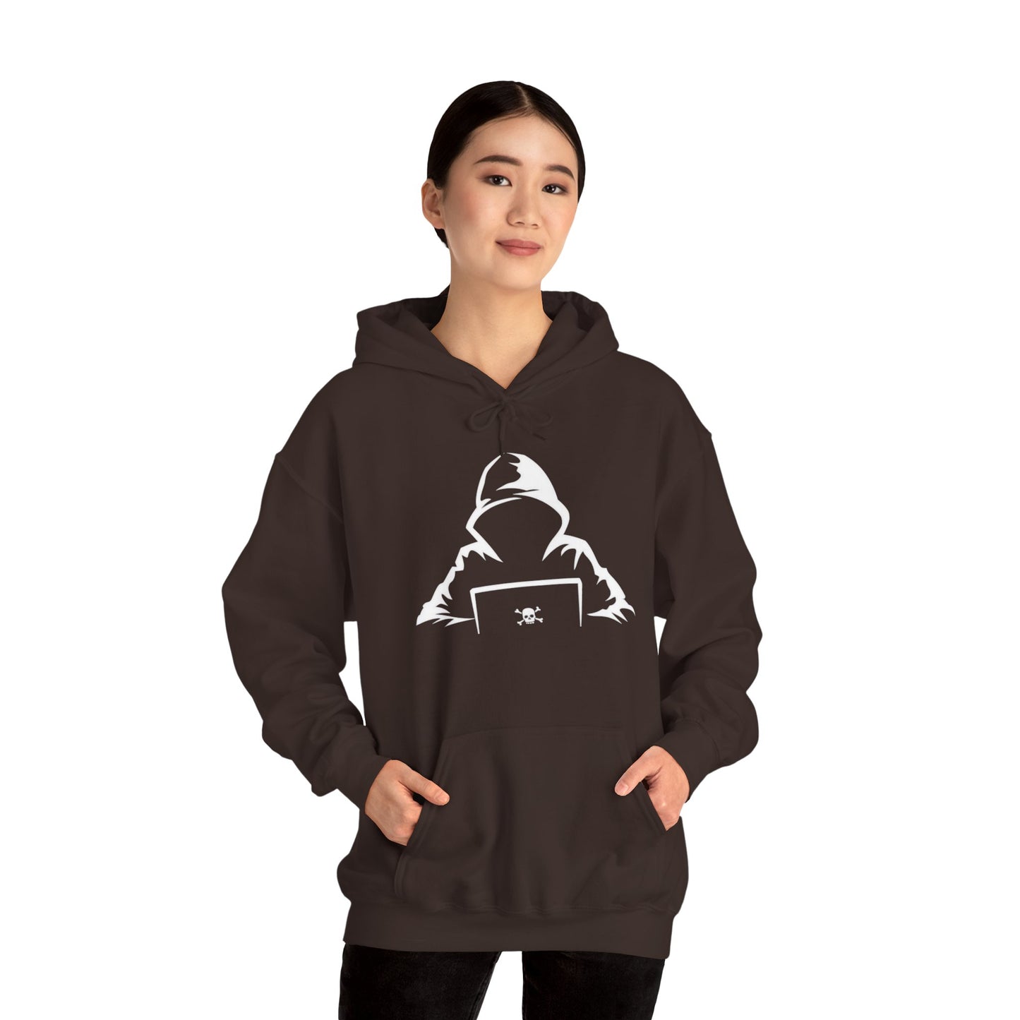 Cool Cyber Hoodie | Unisex Heavy Blend Sweatshirt, Gamer Gift, Tech Lover Apparel, Stylish Streetwear, Casual Comfort, Perfect for Events