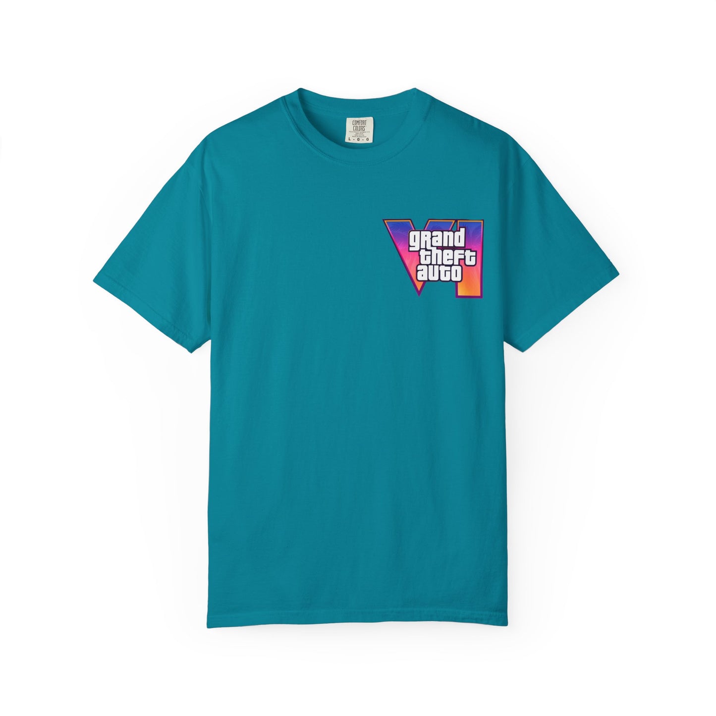 VICE CITY 6 VI Unisex T-Shirt - Gamer Tee, Video Game Gift, Casual Wear, Birthday Present, Graphic Tee
