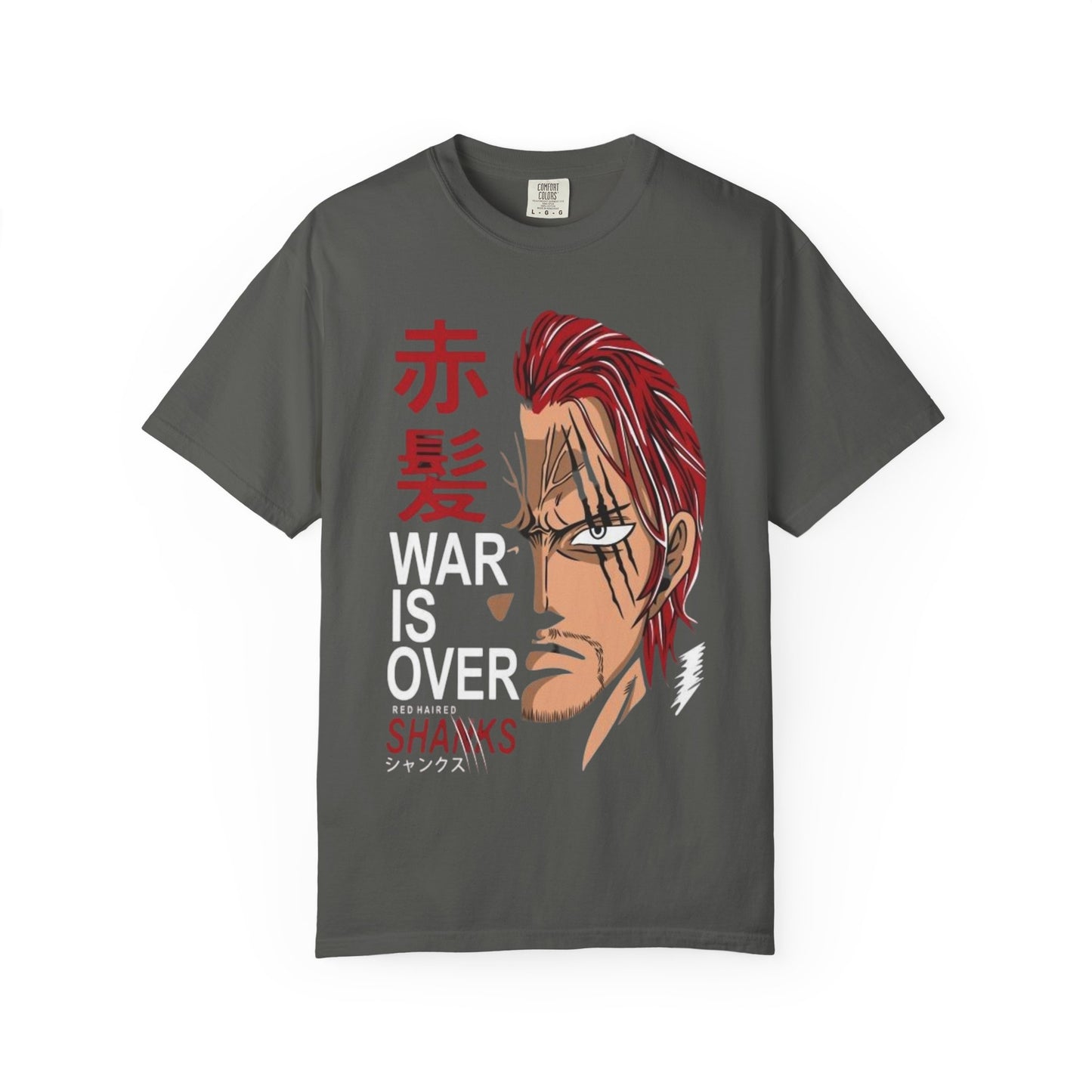 Unisex Anime War is Over T-shirt with Bold Message - Perfect for Fans, Gifts, Events, Merch, Streetwear, and Casual Wear
