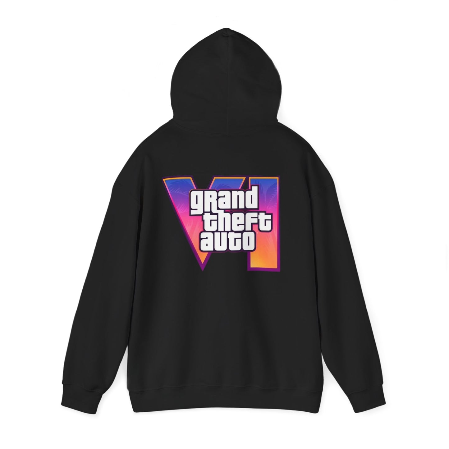 Gamer Hooded Sweatshirt | Unisex Heavy Blend™ | Retro Gaming Apparel, Gamer Gift, Video Game Hoodie, Grand Theft Auto Merch, Casual Wear