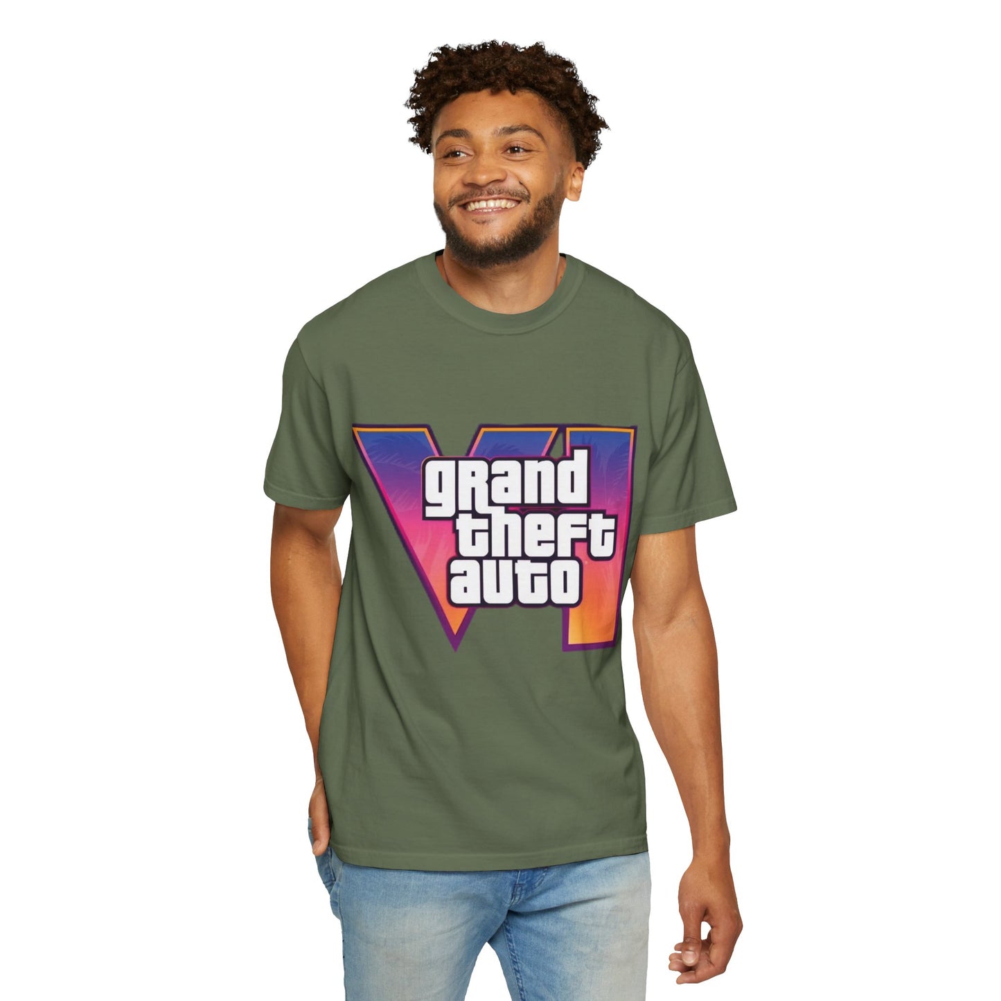 Vice City 6 Tee – VI Inspired Tshirt | Unisex Gamer Tee, Gift for Gamers, Casual Streetwear, Video Game Apparel, Game Night Must-Have