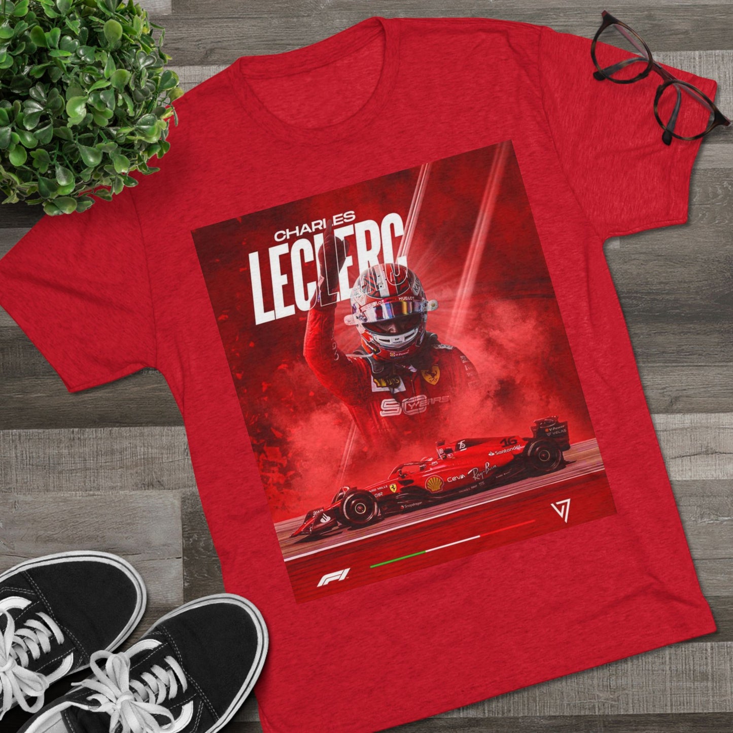 Charles Leclerc Graphic Shirt, Car Racing Gift, Motorsports Apparel, Sports Enthusiast Top, Unique Race Day Tee