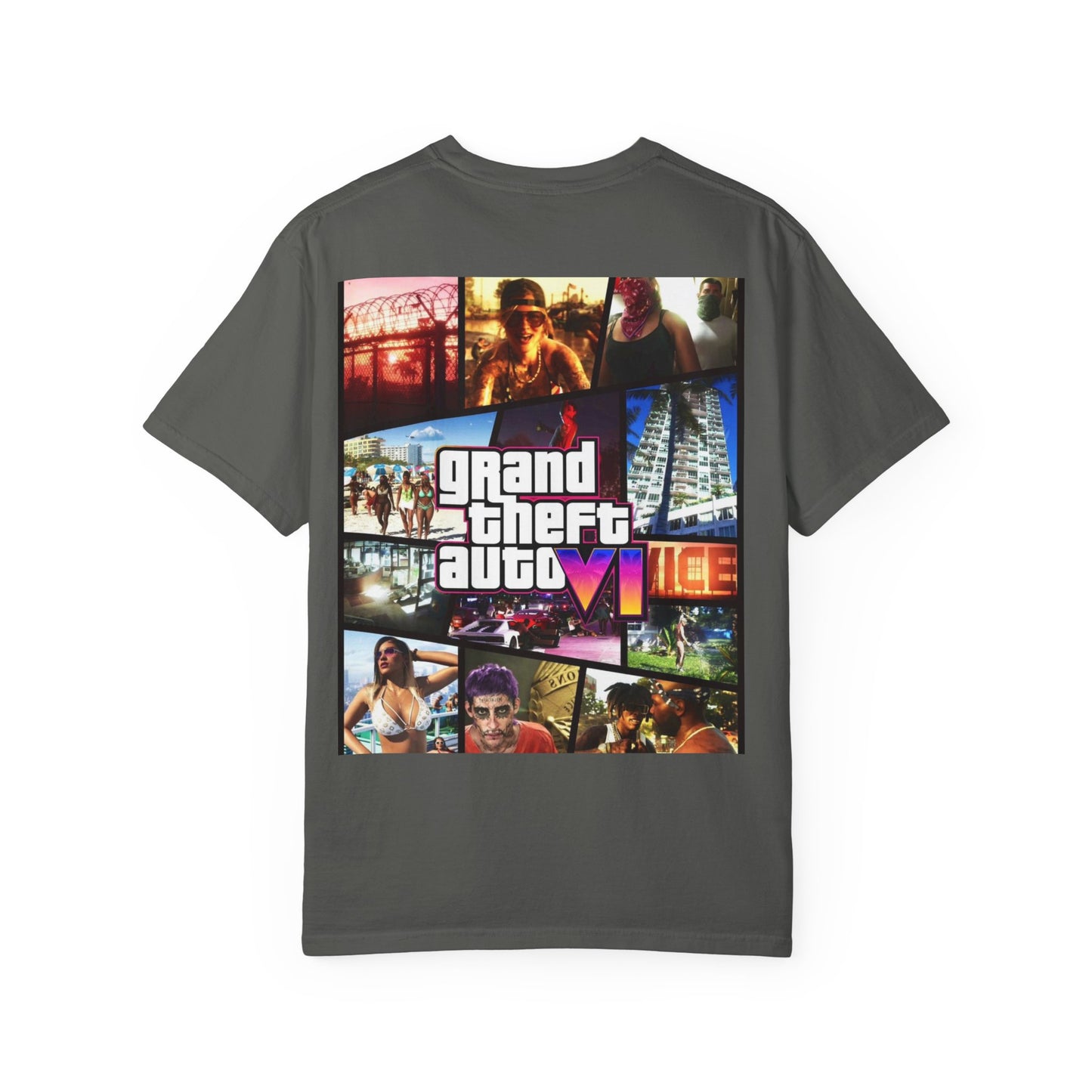 VICE CITY 6 VI Unisex T-Shirt - Gamer Tee, Video Game Gift, Casual Wear, Birthday Present, Graphic Tee