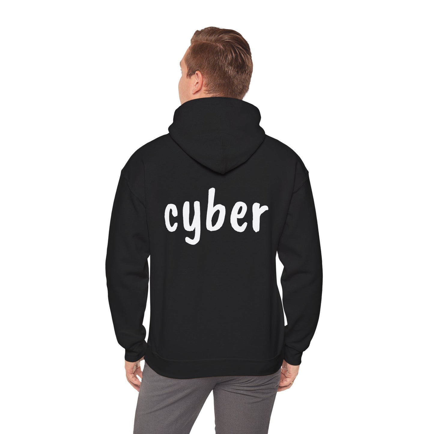 Cool Cyber Hoodie | Unisex Heavy Blend Sweatshirt, Gamer Gift, Tech Lover Apparel, Stylish Streetwear, Casual Comfort, Perfect for Events