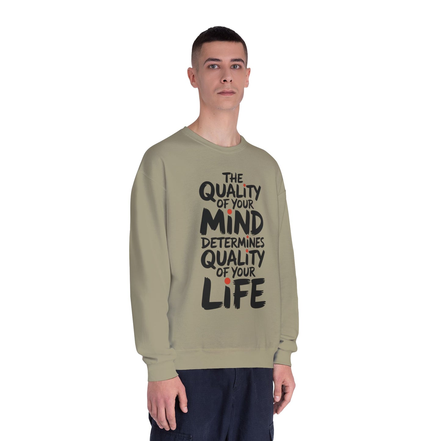 Unisex Motivational Crewneck Sweatshirt | Inspirational Gift, Cozy Loungewear, Mindfulness Clothing, Self-Care Apparel, Positive Vibes