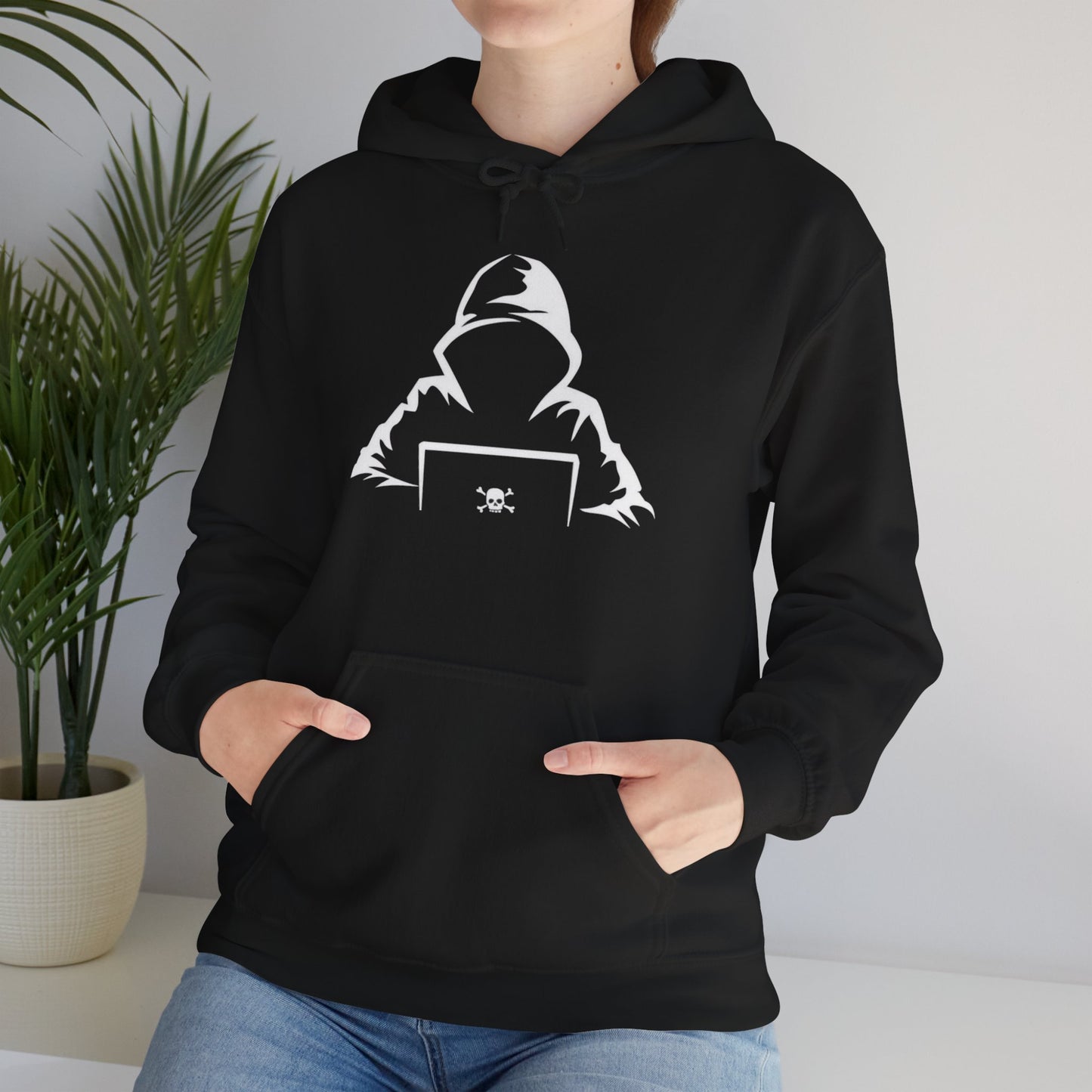 Cool Cyber Hoodie | Unisex Heavy Blend Sweatshirt, Gamer Gift, Tech Lover Apparel, Stylish Streetwear, Casual Comfort, Perfect for Events