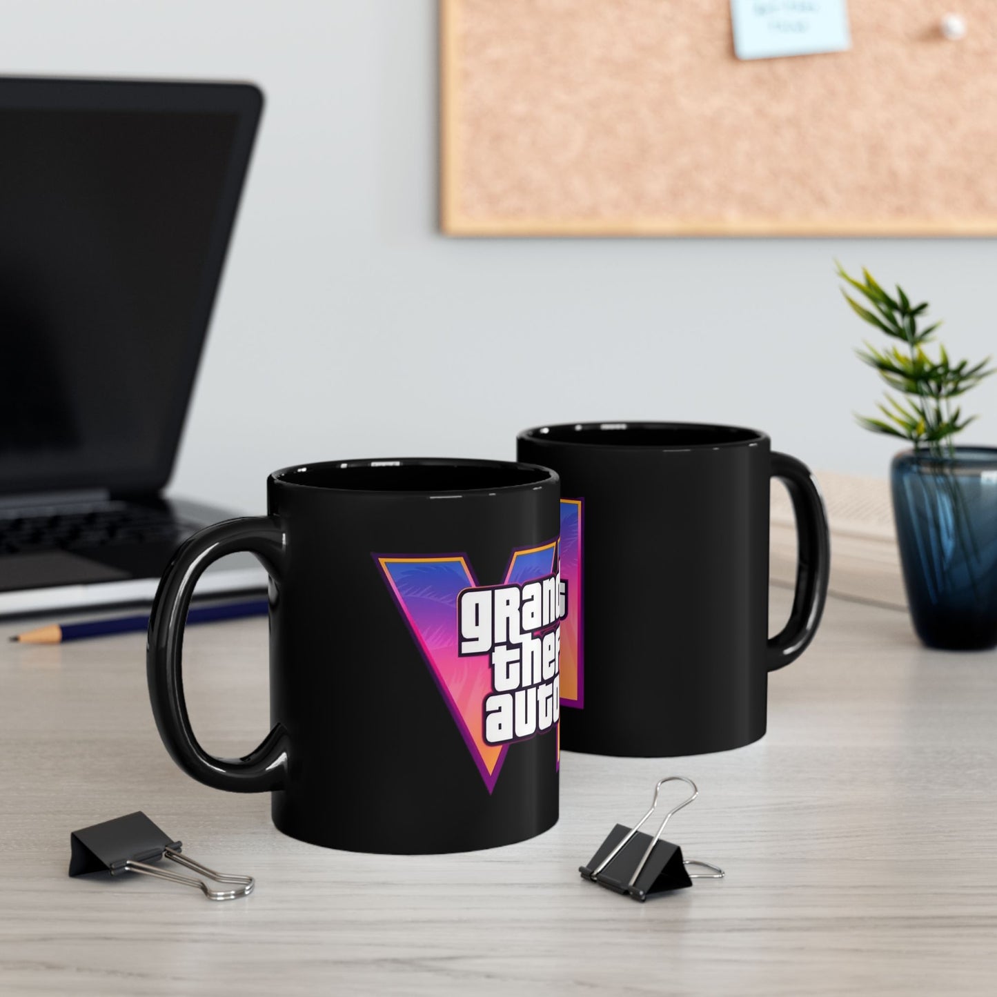 Gamer's Dream Black Mug - VI Inspired Coffee Cup, Perfect Gift for Gamers, Birthday, Holiday Cheer, Unique Collectible