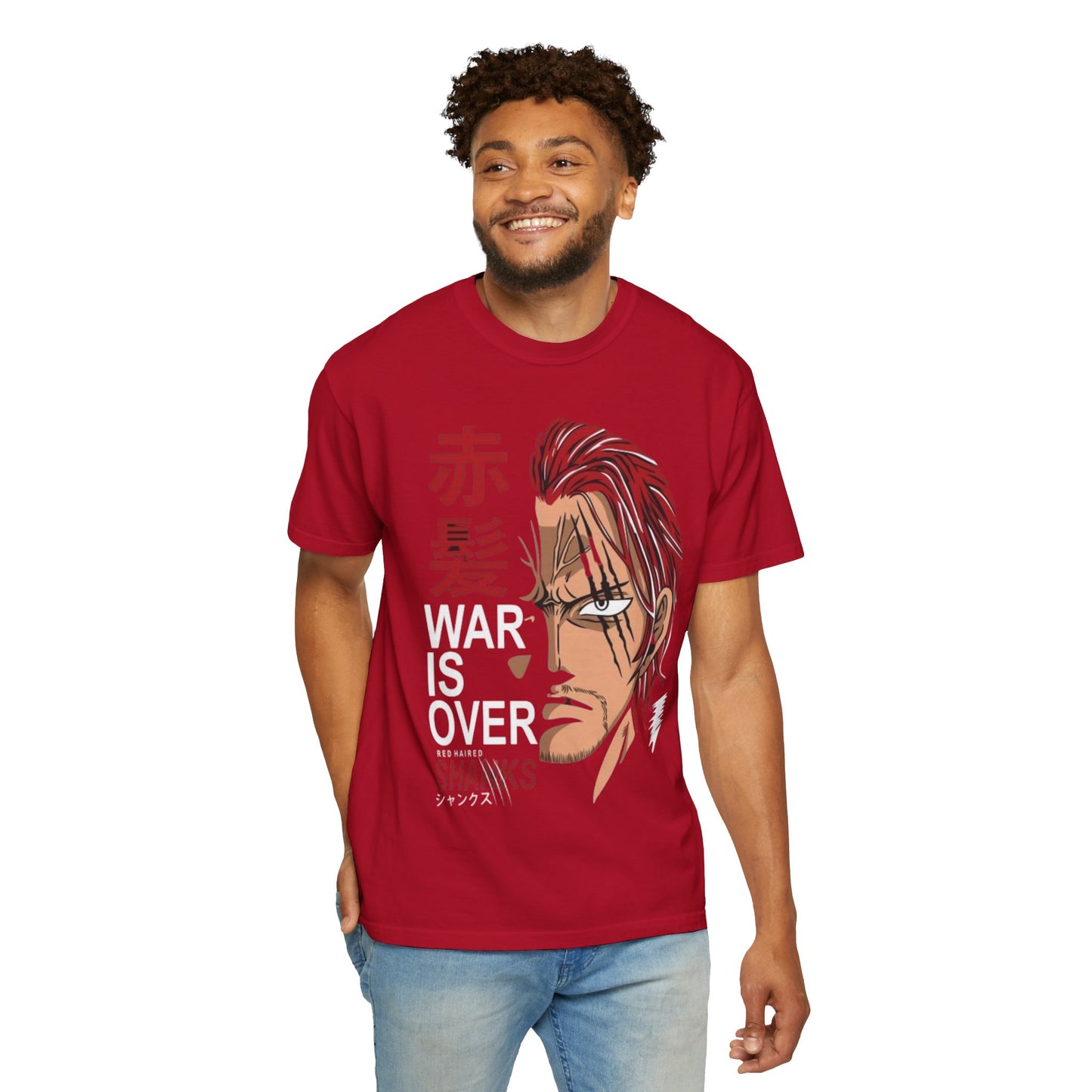Unisex Anime War is Over T-shirt with Bold Message - Perfect for Fans, Gifts, Events, Merch, Streetwear, and Casual Wear