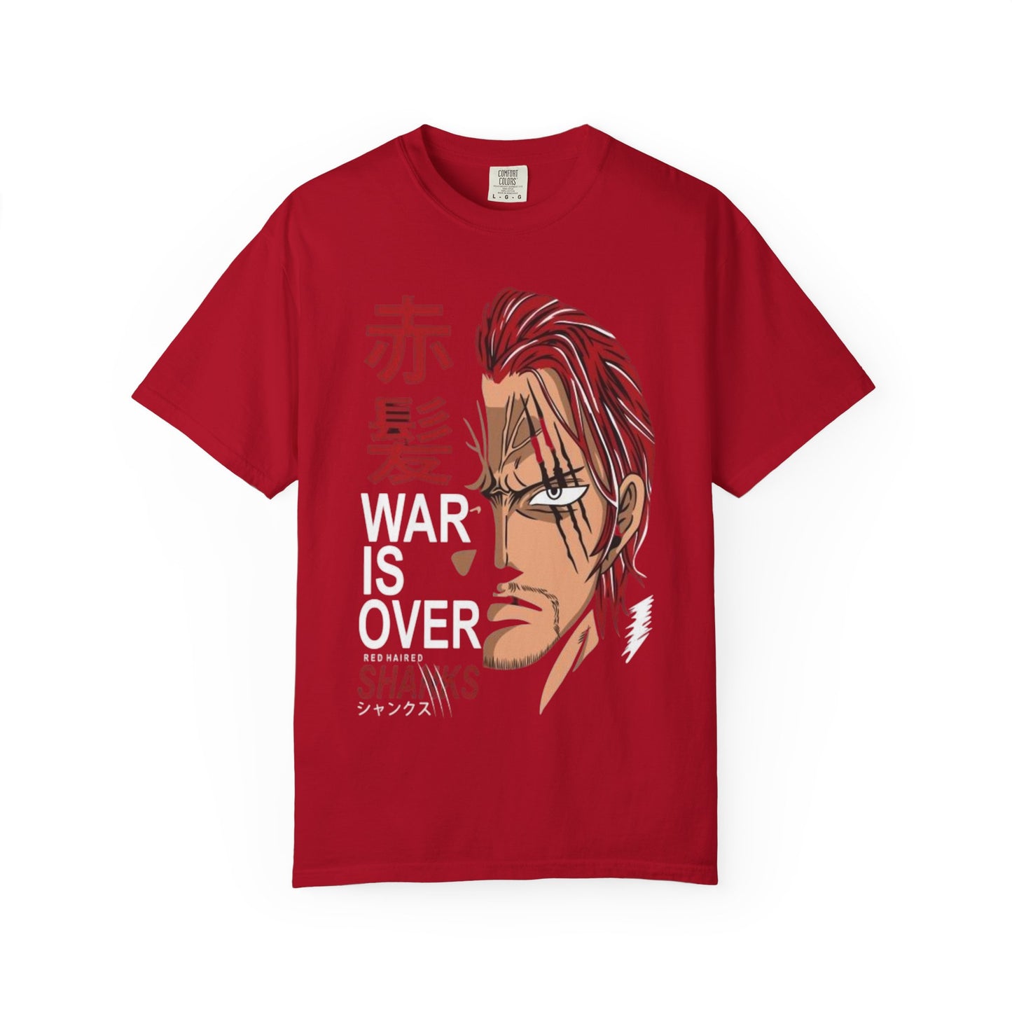 Unisex Anime War is Over T-shirt with Bold Message - Perfect for Fans, Gifts, Events, Merch, Streetwear, and Casual Wear