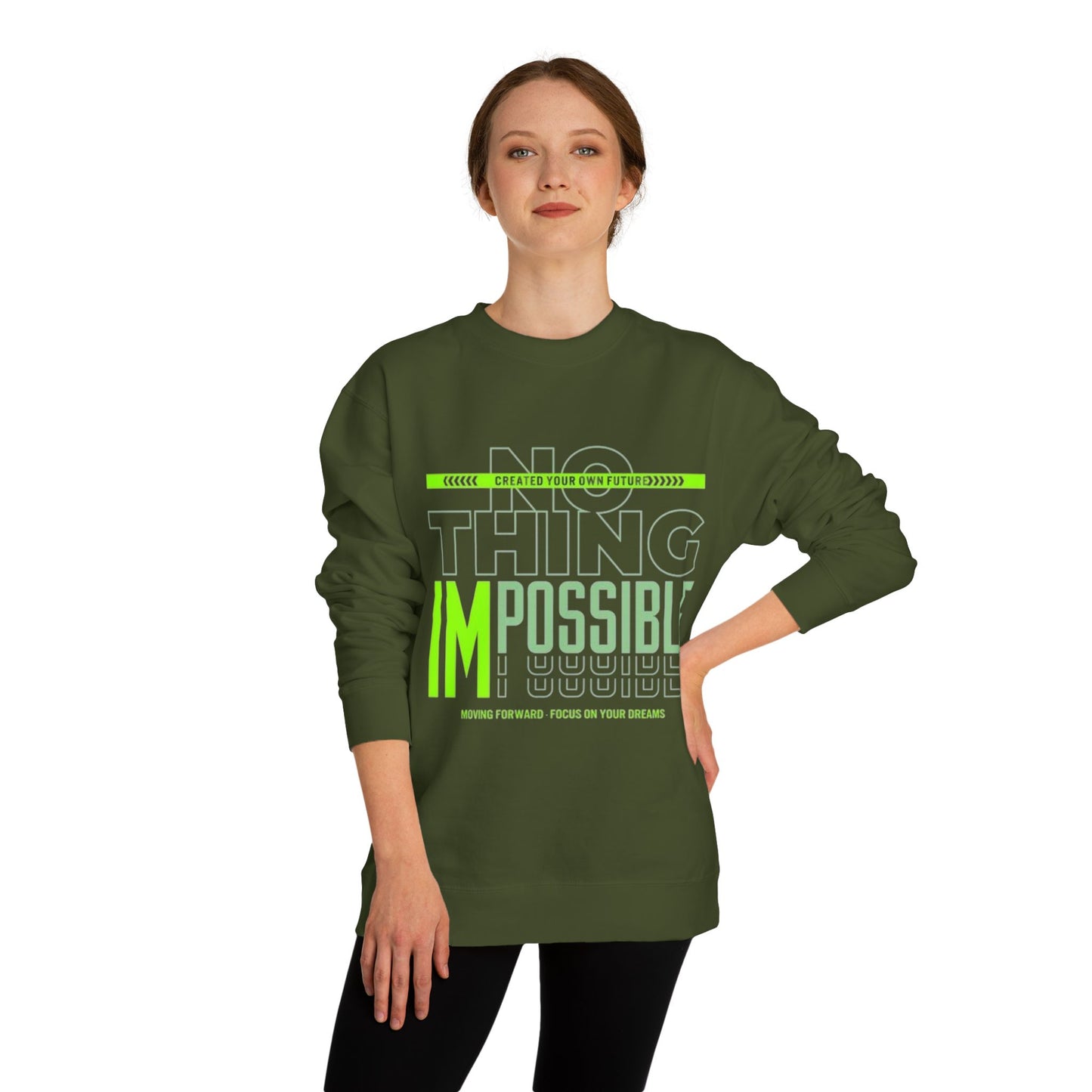 Inspirational Crew Neck Sweatshirt,Kratos Design, Motivation Gift, Unisex Sweatshirt, Gamer Apparel, , Cozy Casual Wear