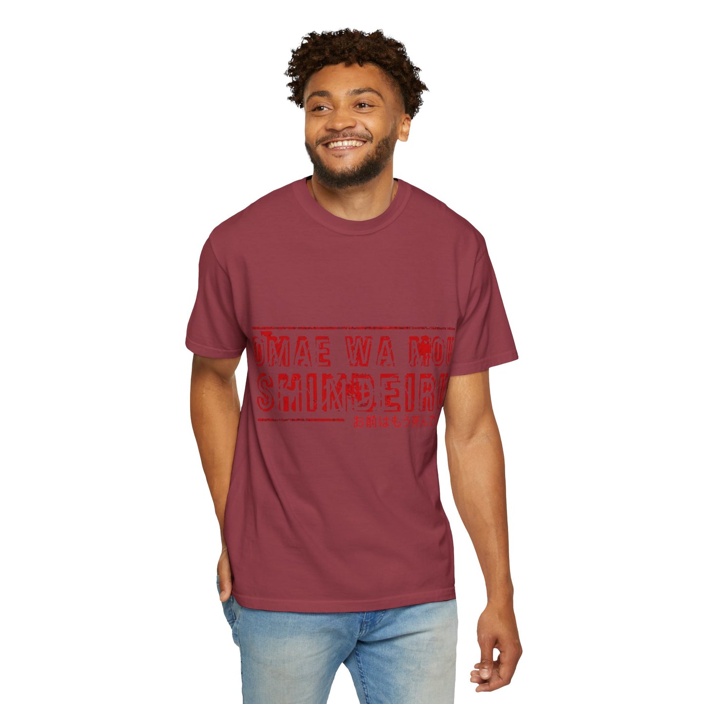 OMAE WA MOU SHINDEIRU Vintage-Inspired Unisex T-Shirt - , Gift for Anime Fans, Casual Wear, Street Style, Unique Graphic Tee