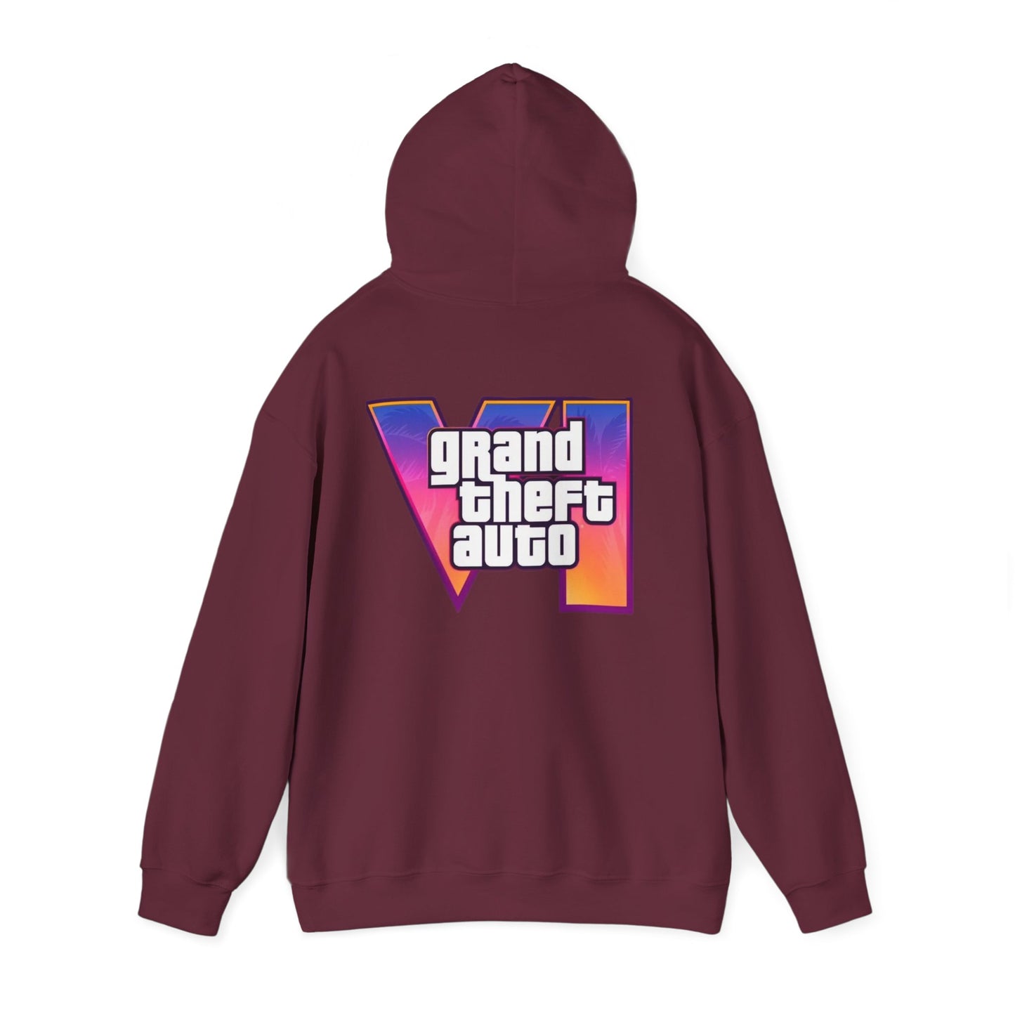 Gamer Hooded Sweatshirt | Unisex Heavy Blend™ | Retro Gaming Apparel, Gamer Gift, Video Game Hoodie, Grand Theft Auto Merch, Casual Wear