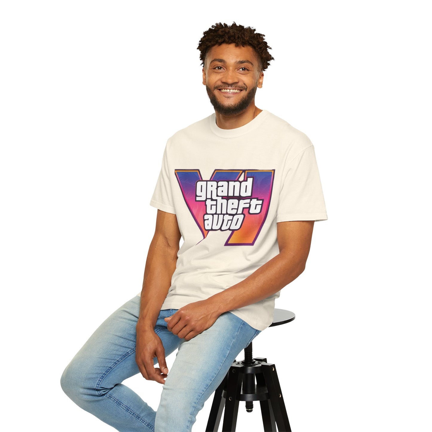 Vice City 6 Tee – VI Inspired Tshirt | Unisex Gamer Tee, Gift for Gamers, Casual Streetwear, Video Game Apparel, Game Night Must-Have
