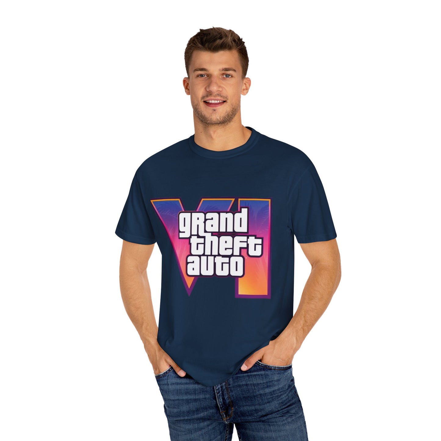 Vice City 6 Tee – VI Inspired Tshirt | Unisex Gamer Tee, Gift for Gamers, Casual Streetwear, Video Game Apparel, Game Night Must-Have