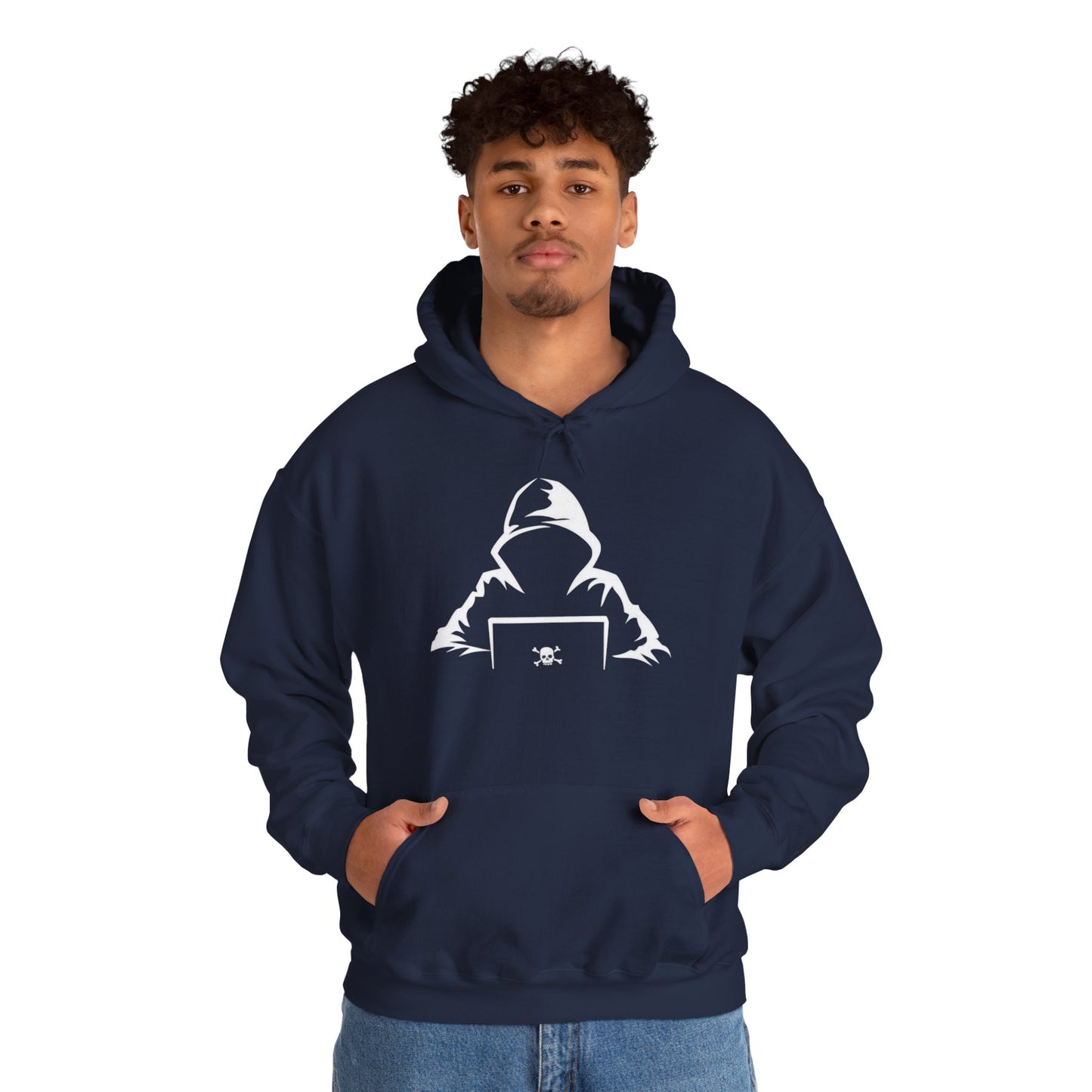 Cool Cyber Hoodie | Unisex Heavy Blend Sweatshirt, Gamer Gift, Tech Lover Apparel, Stylish Streetwear, Casual Comfort, Perfect for Events