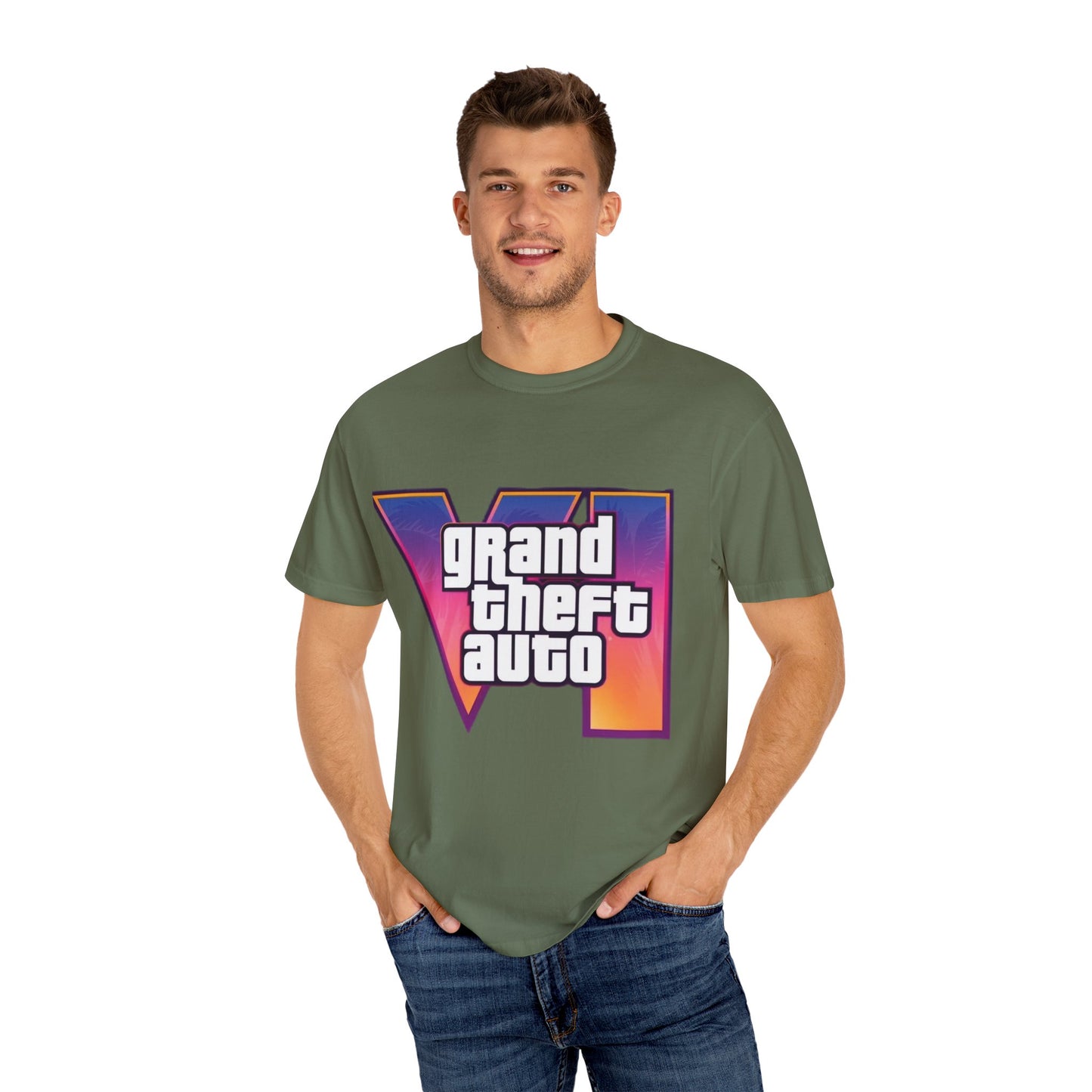 Vice City 6 Tee – VI Inspired Tshirt | Unisex Gamer Tee, Gift for Gamers, Casual Streetwear, Video Game Apparel, Game Night Must-Have