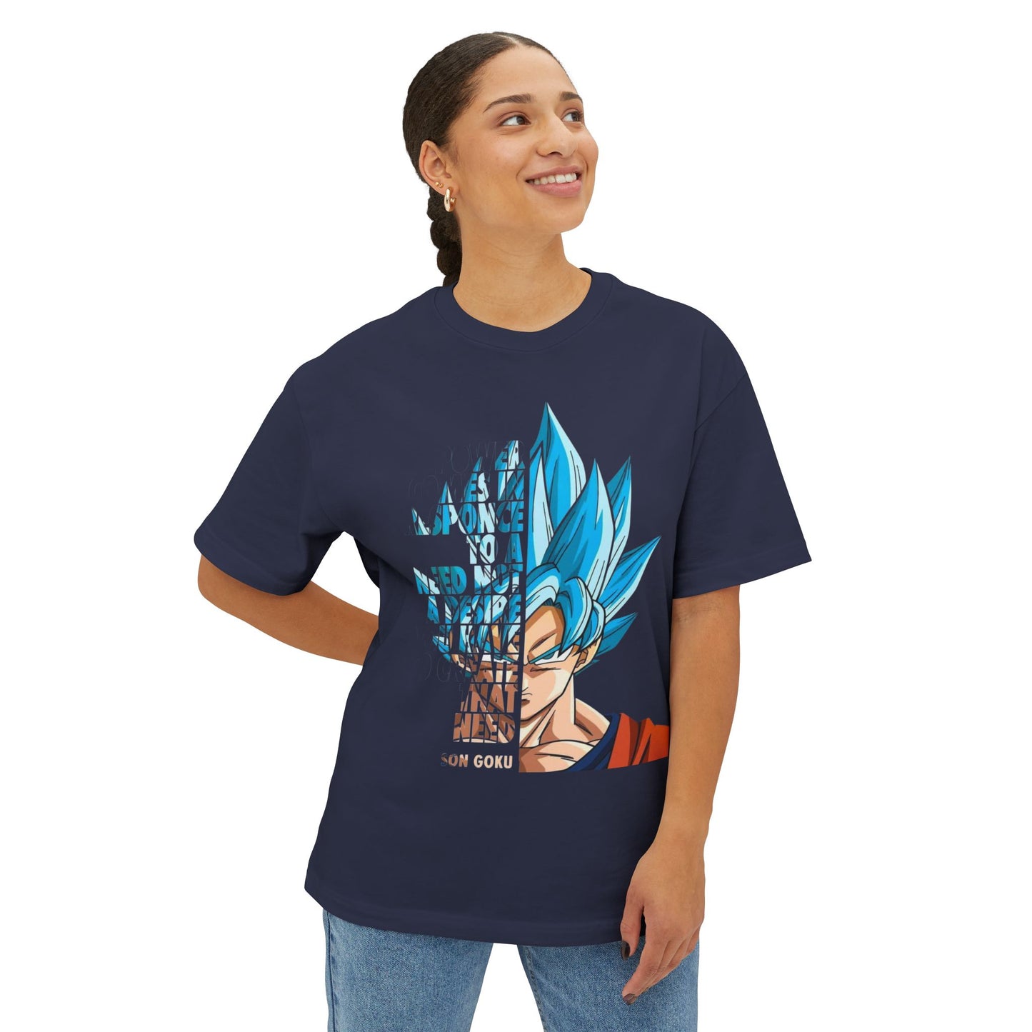 Bold Graphic Tee with Anime Design, Unisex Oversized T-Shirt, Anime Merch, Casual Wear, Fan Apparel