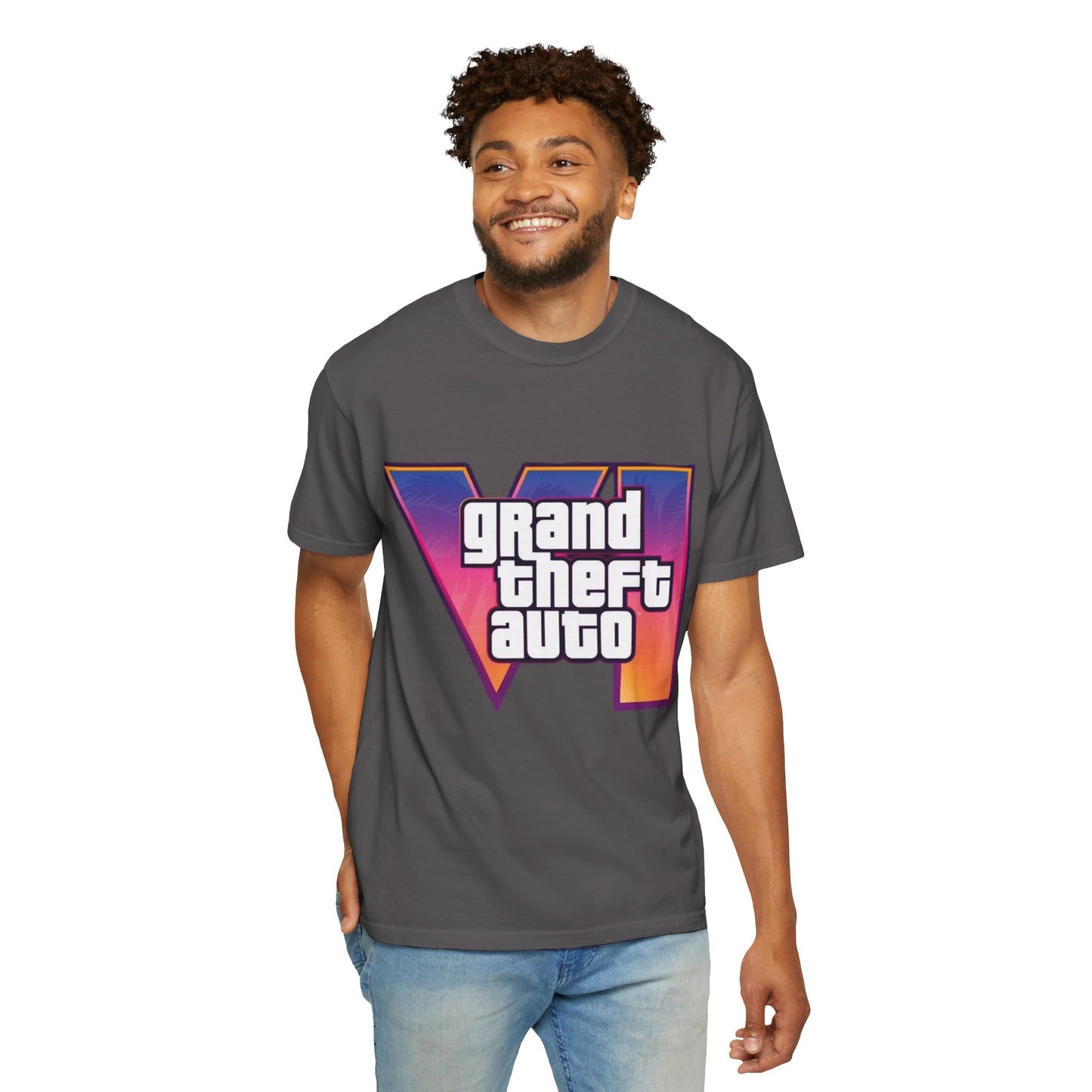 Vice City 6 Tee – VI Inspired Tshirt | Unisex Gamer Tee, Gift for Gamers, Casual Streetwear, Video Game Apparel, Game Night Must-Have