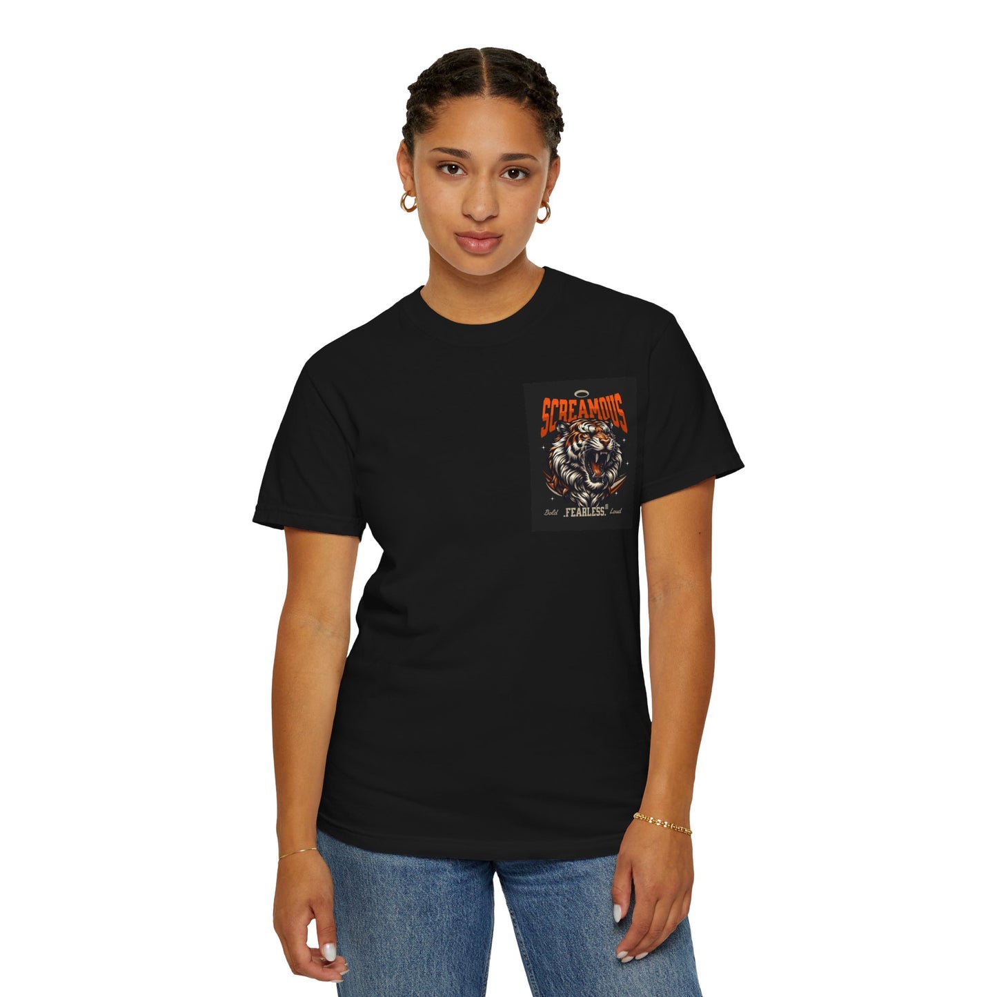 Empowering Tiger Graphic T-Shirt - Unisex Vintage Style Tee for Positive Vibes, Perfect Gift for Hope and Motivation
