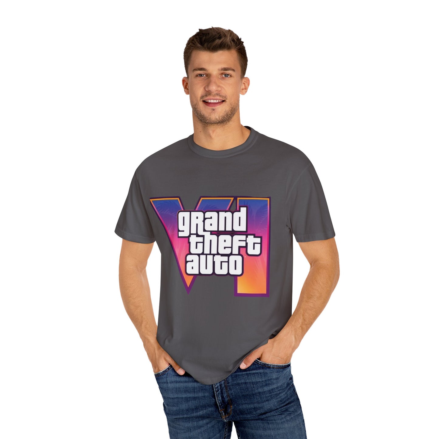 Vice City 6 Tee – VI Inspired Tshirt | Unisex Gamer Tee, Gift for Gamers, Casual Streetwear, Video Game Apparel, Game Night Must-Have