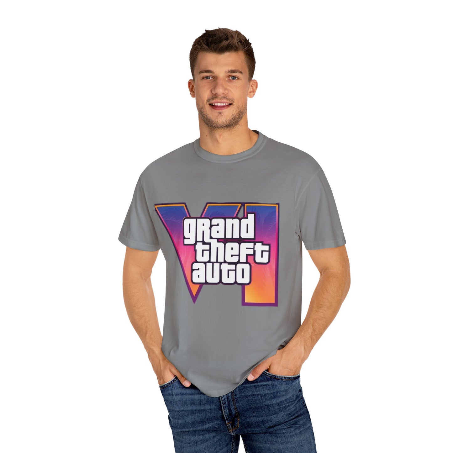 Vice City 6 Tee – VI Inspired Tshirt | Unisex Gamer Tee, Gift for Gamers, Casual Streetwear, Video Game Apparel, Game Night Must-Have