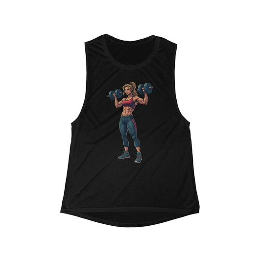 Women's Flowy Scoop Muscle Tank