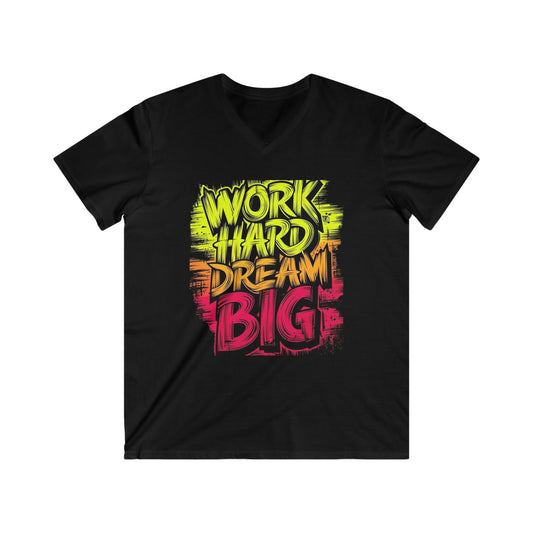 Motivational V-Neck Tee for Dreamers | Work Hard Dream Big Shirt | Perfect for Fitness, Casual Wear, Gifts, Motivational Quotes, Daily [...]